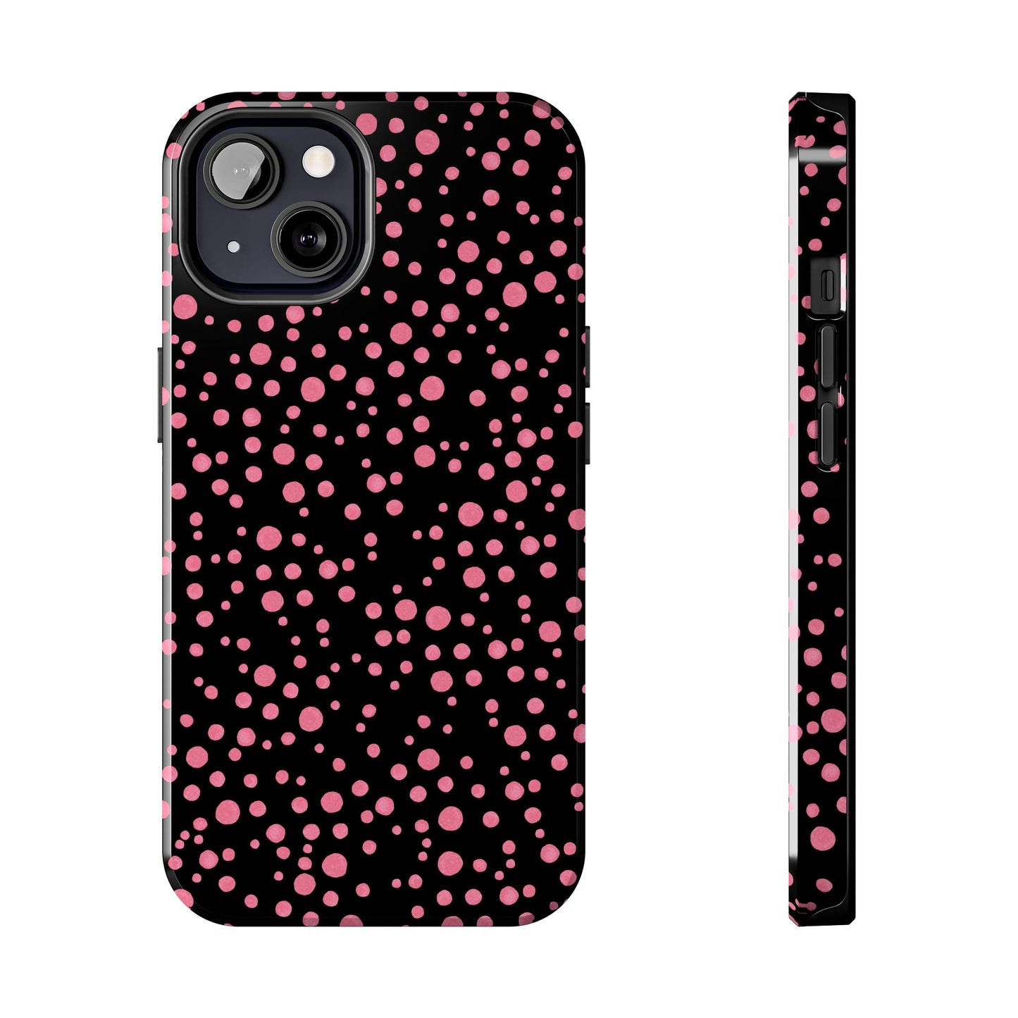 Balloon Dots Black / Pink Phone Case