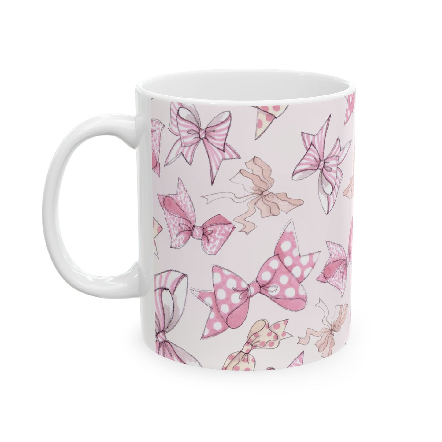 Bows Pink Cup