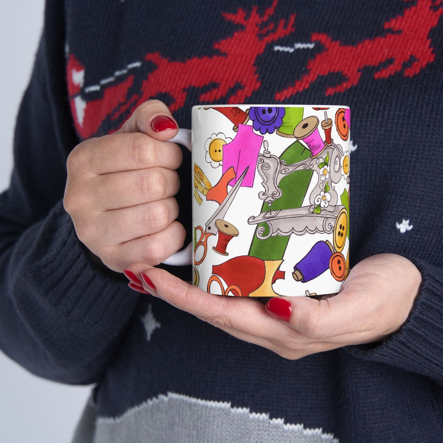 Kaleidasew White Cup