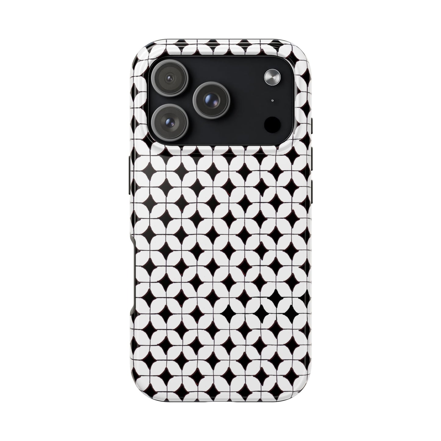 Tile-ish Black Phone Case