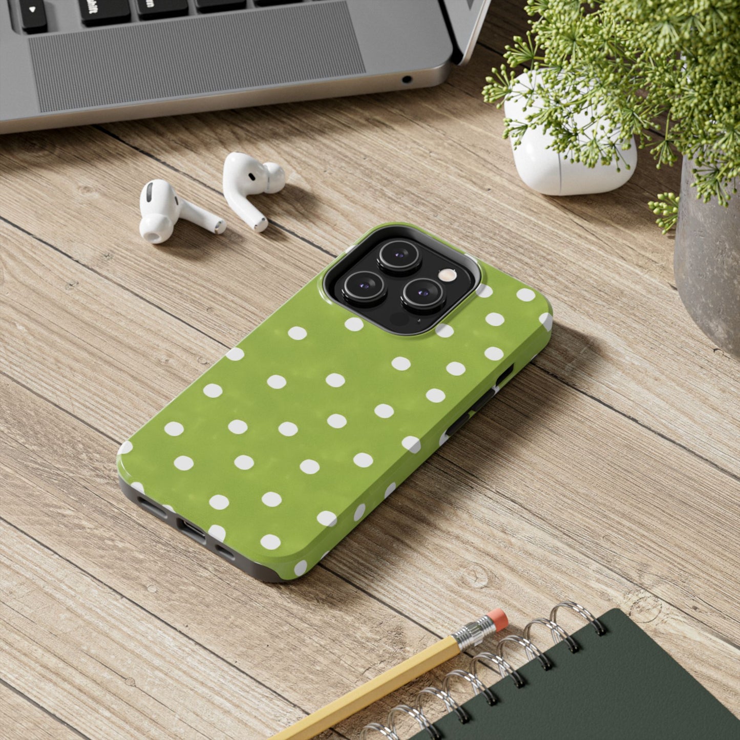 Plump Dots Green Phone Case