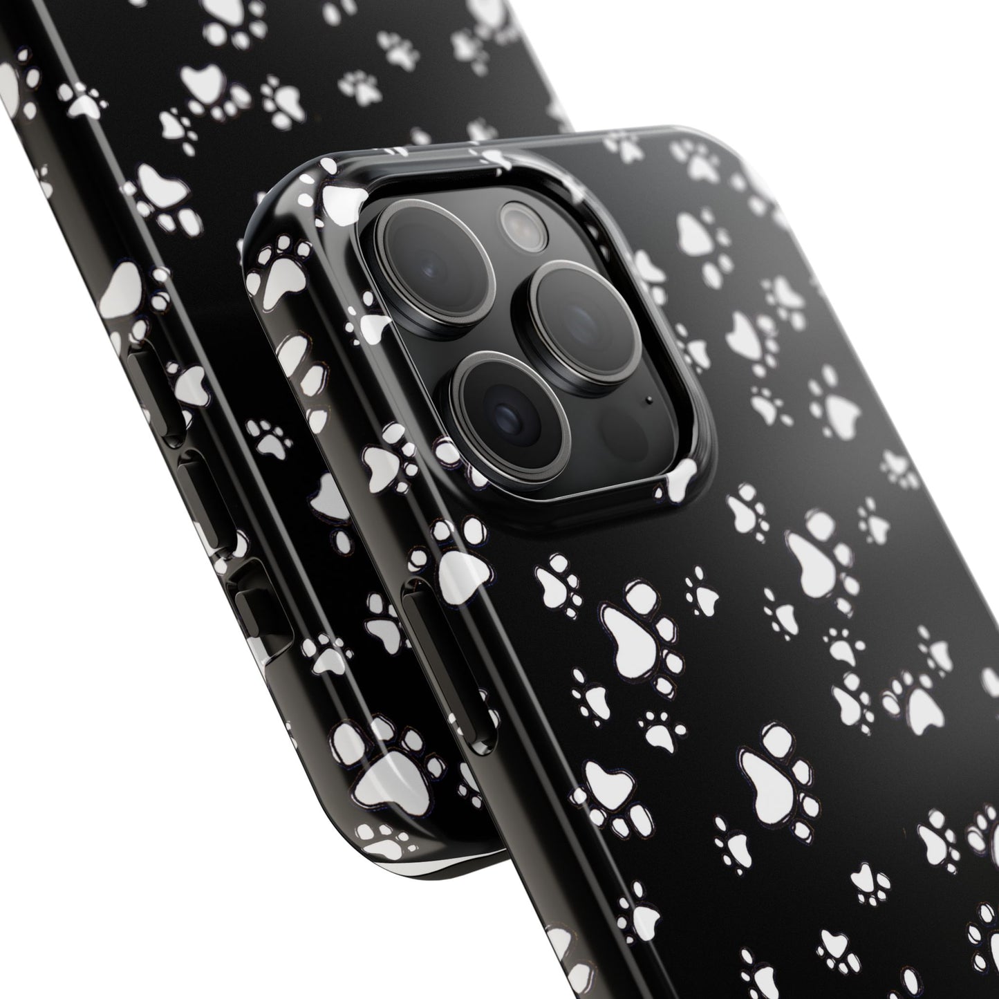 Paw Flakes Black Phone Case