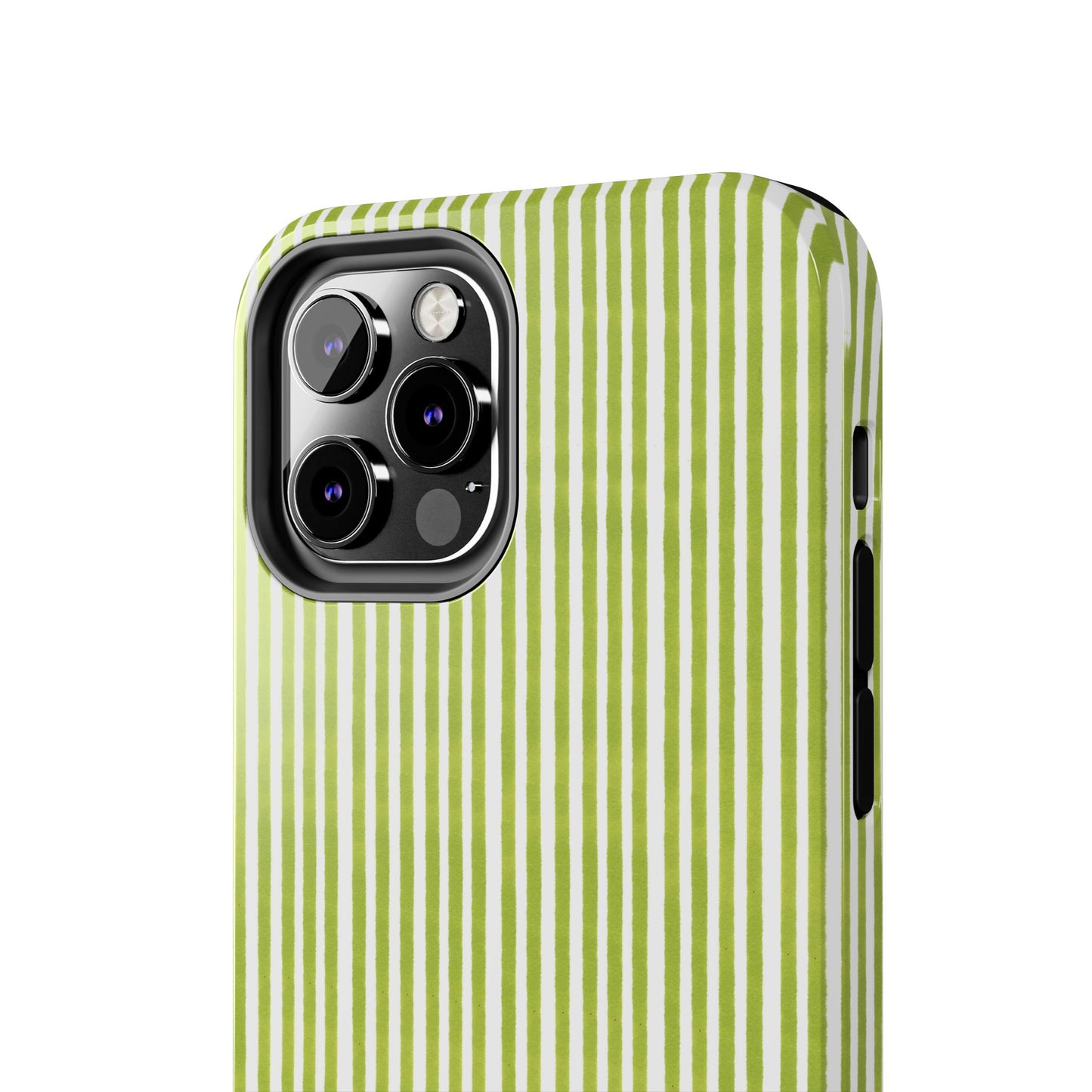 Lazy Stripe Lime Phone Case