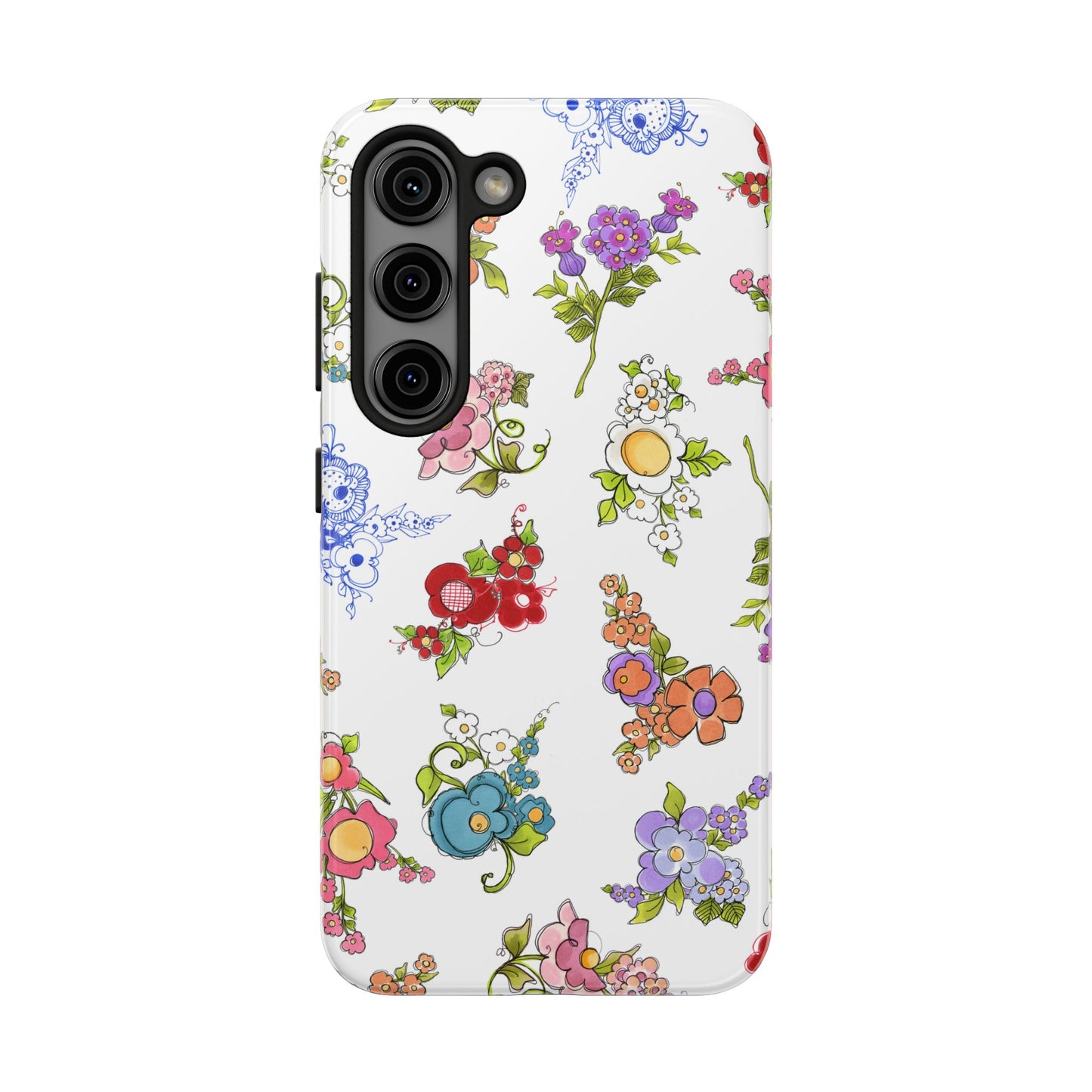 Mixed Bouquets White Phone Case
