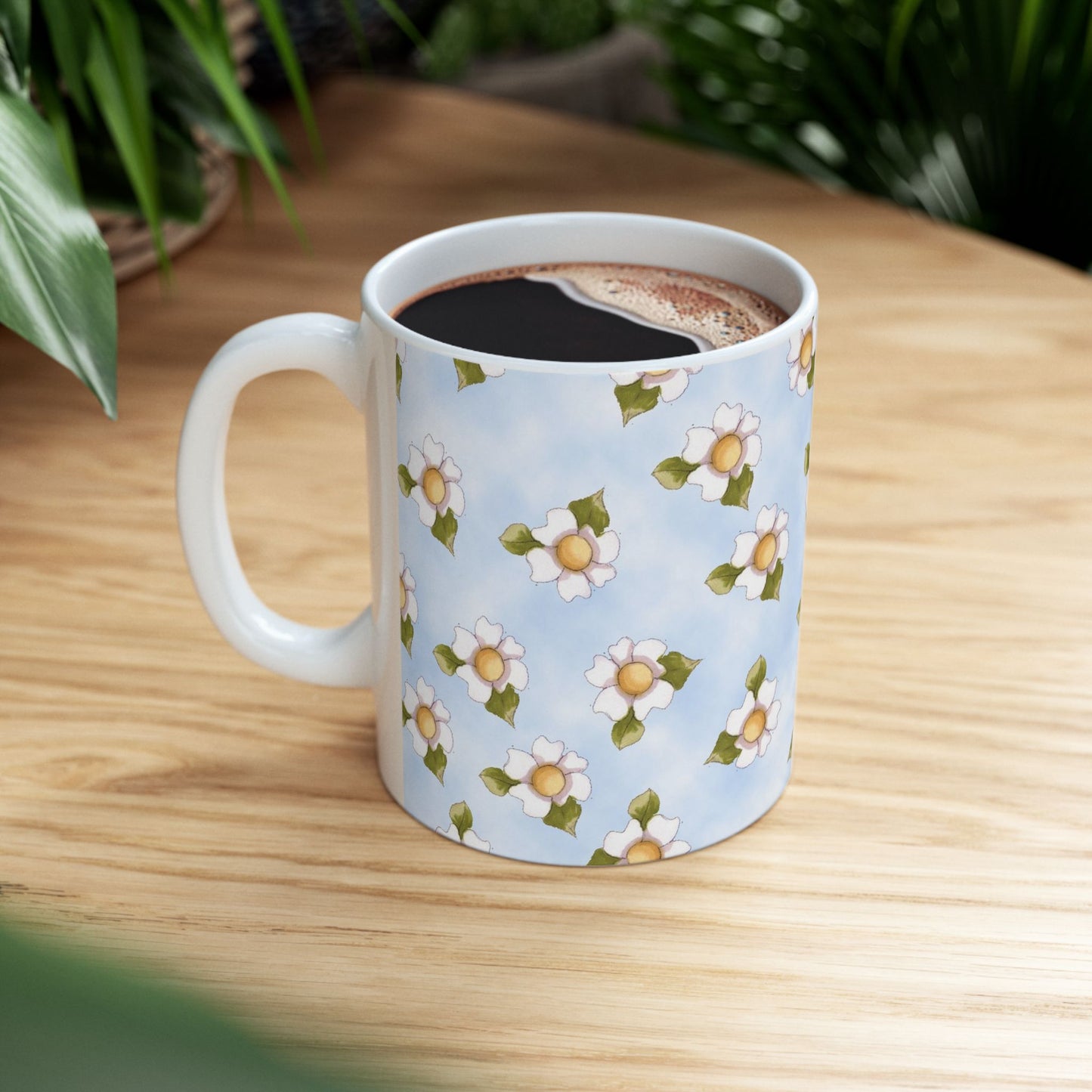 Daisies Blue Sky Cup