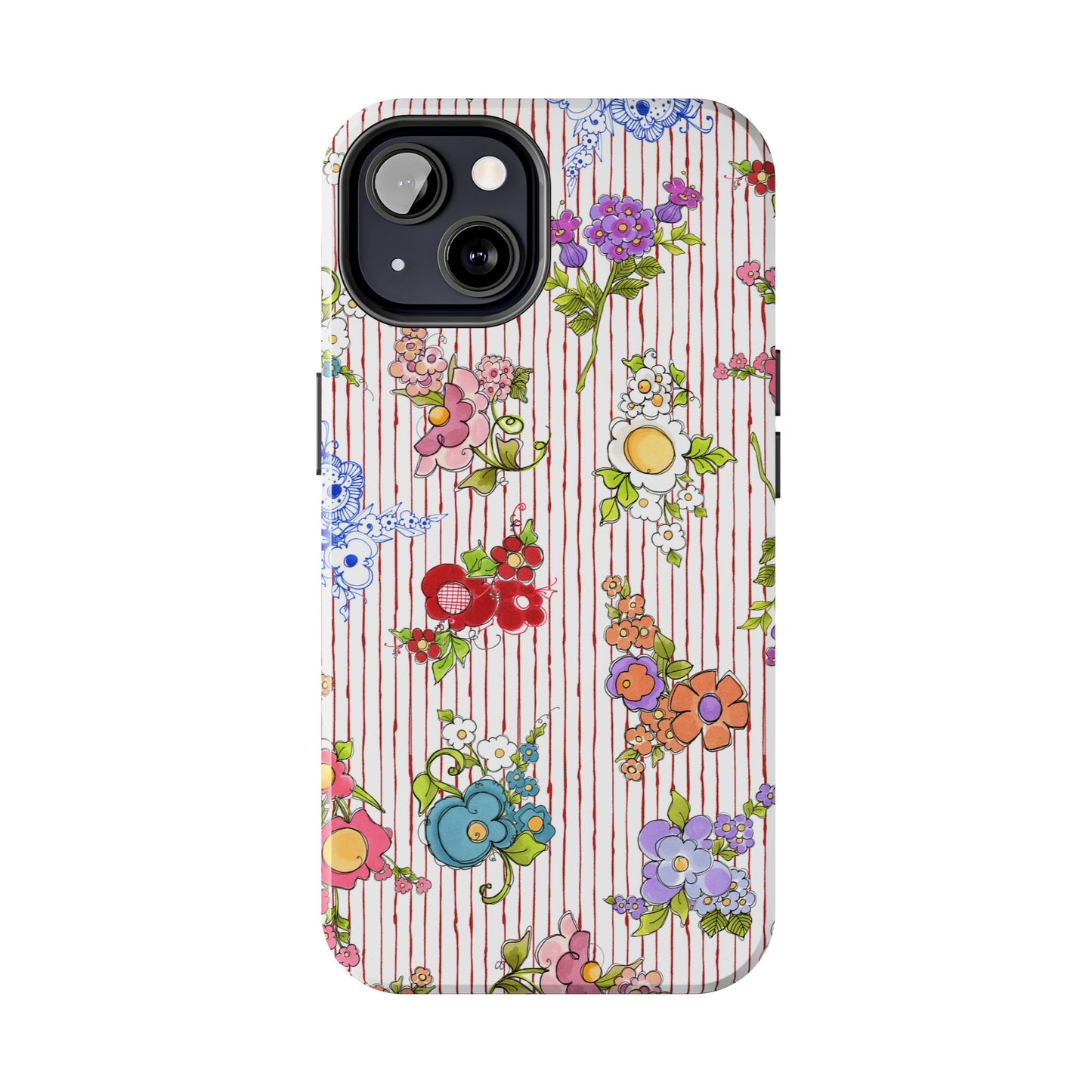Mixed Bouquets Red / White Phone Case