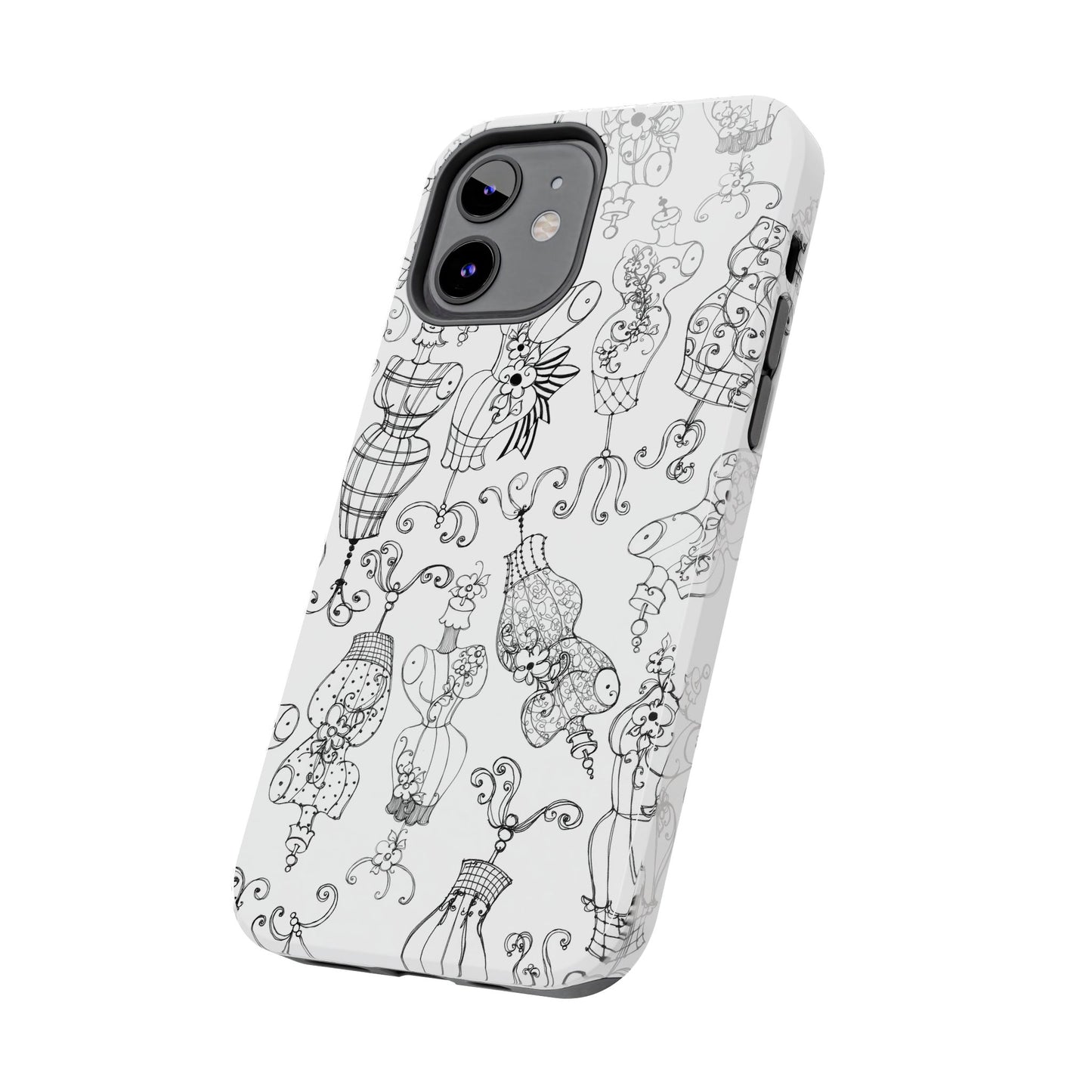 Mannequinique White / Black Phone Case