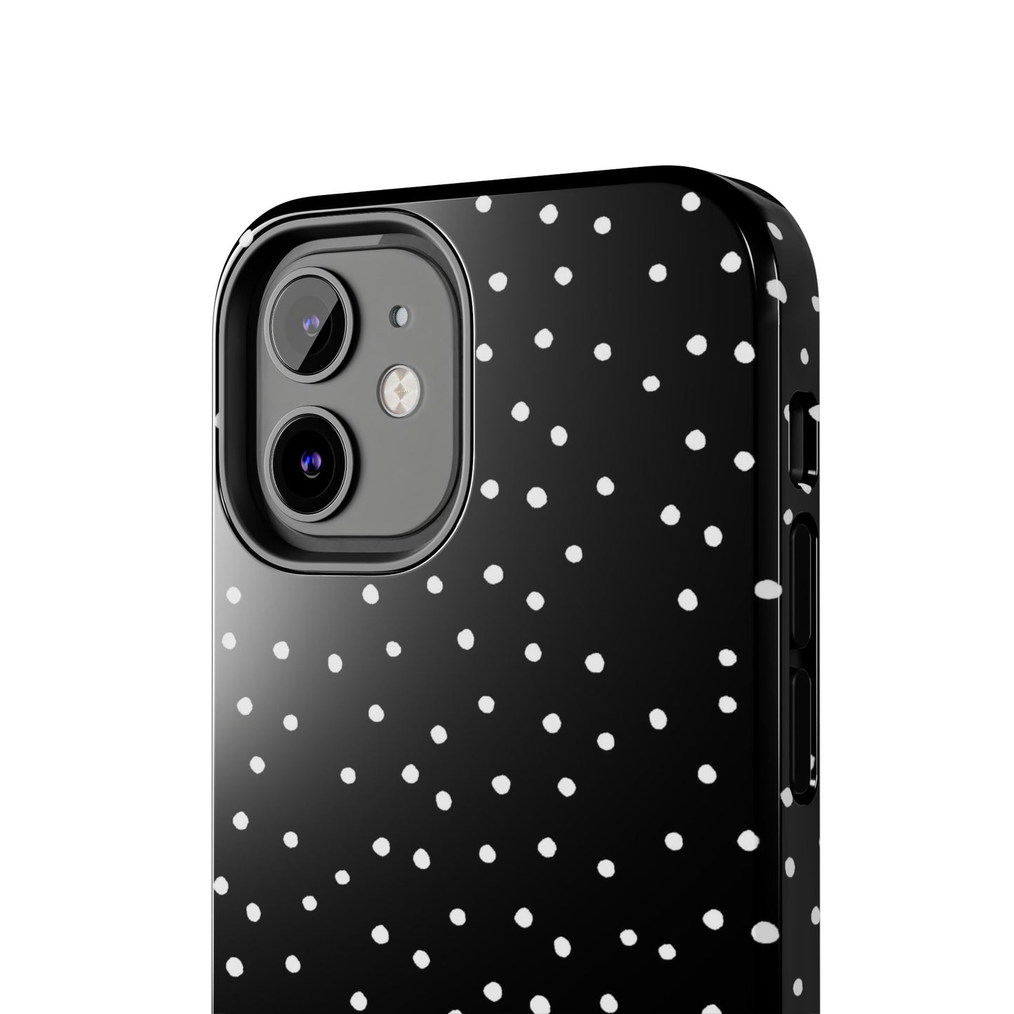 Dinky Dots Black / White Phone Case
