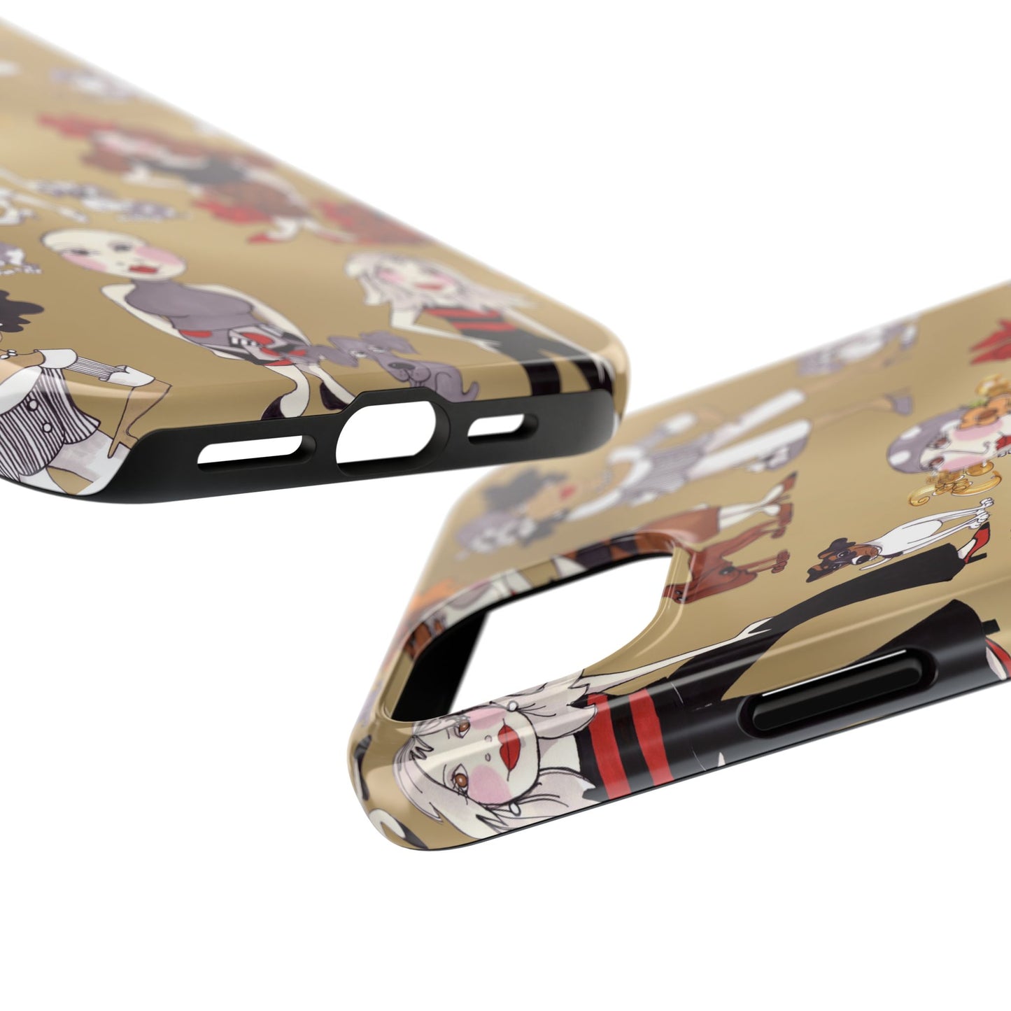Dog Ladies Tan Phone Case