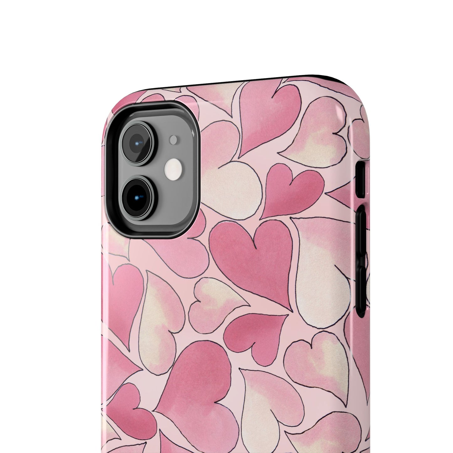 Hearts Pink Sky Phone Case