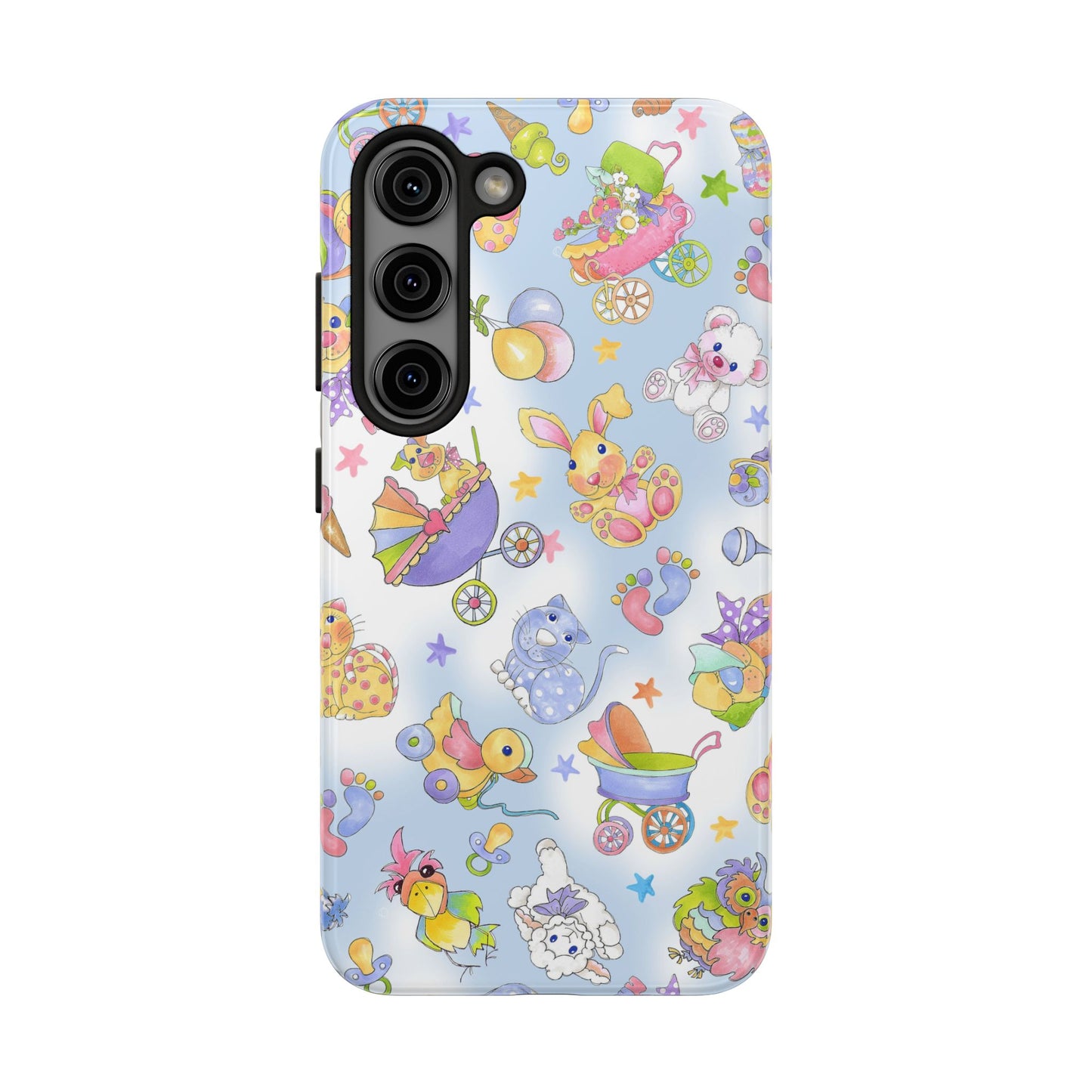 Busy Baby Blue Sky Phone Case