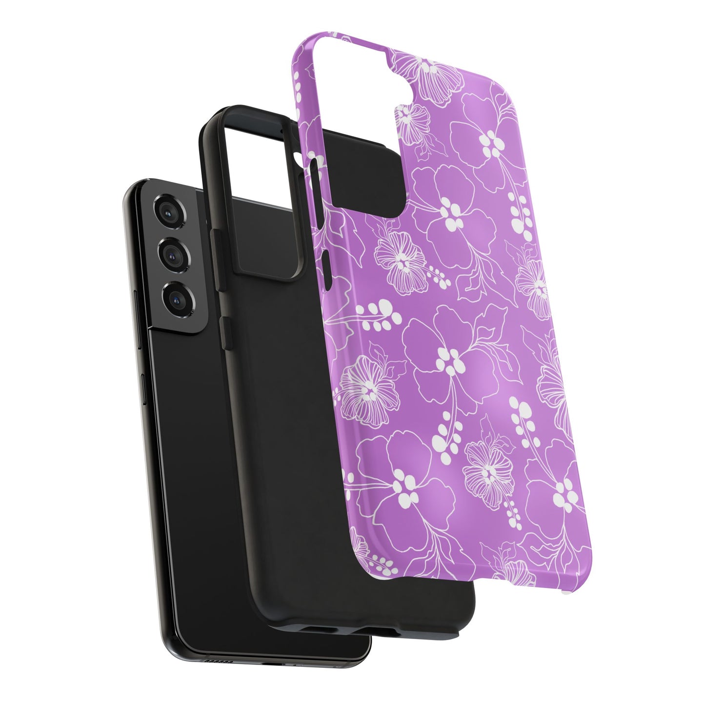 Lacey Hibiscus Orchid Phone Case