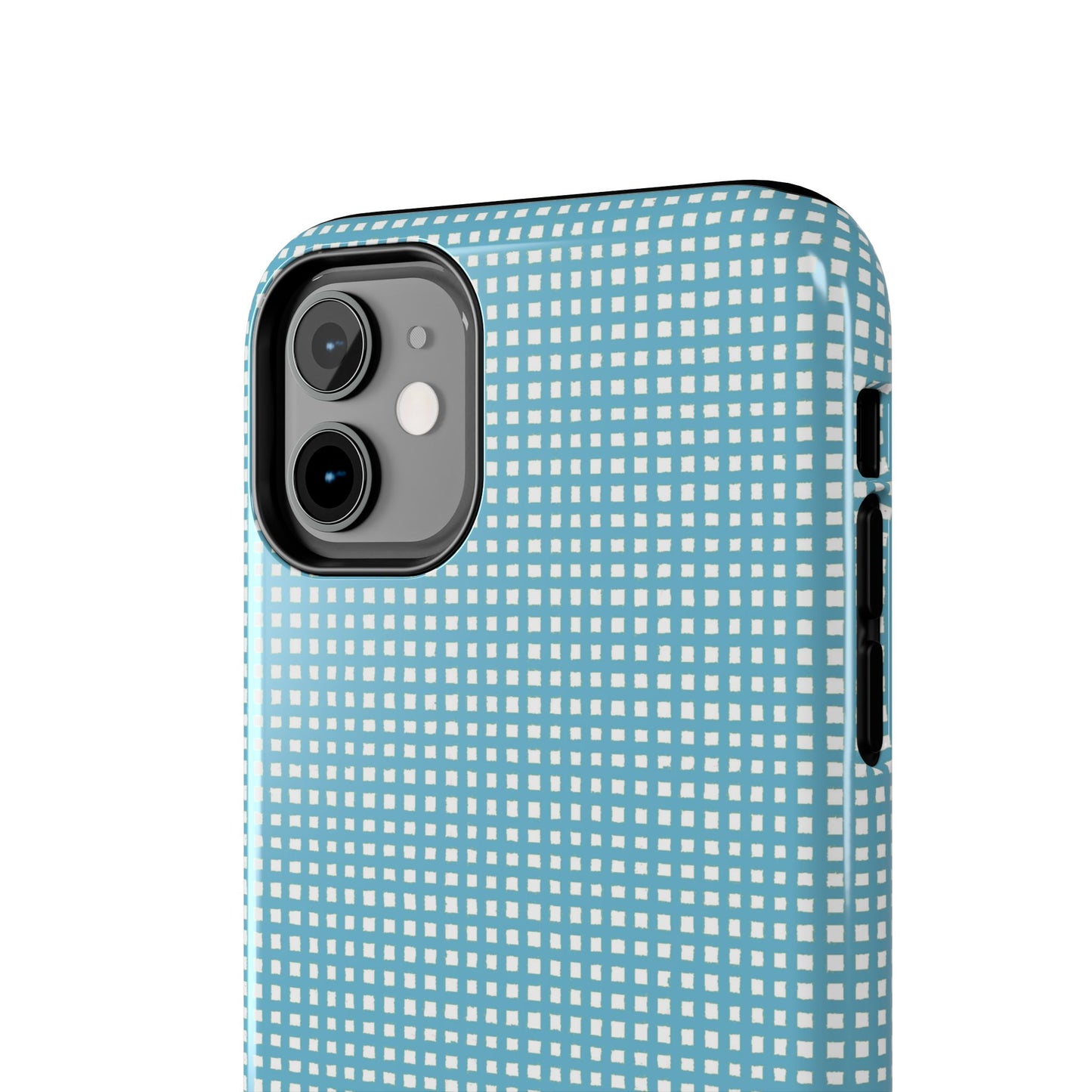 Chipper Check Turquoise Phone Case