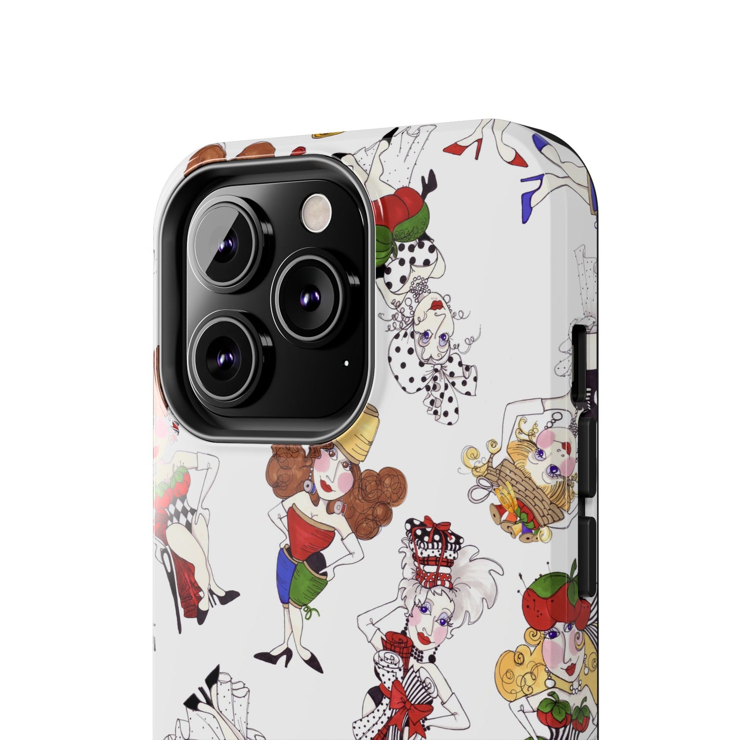 Sew Tossed White Phone Case