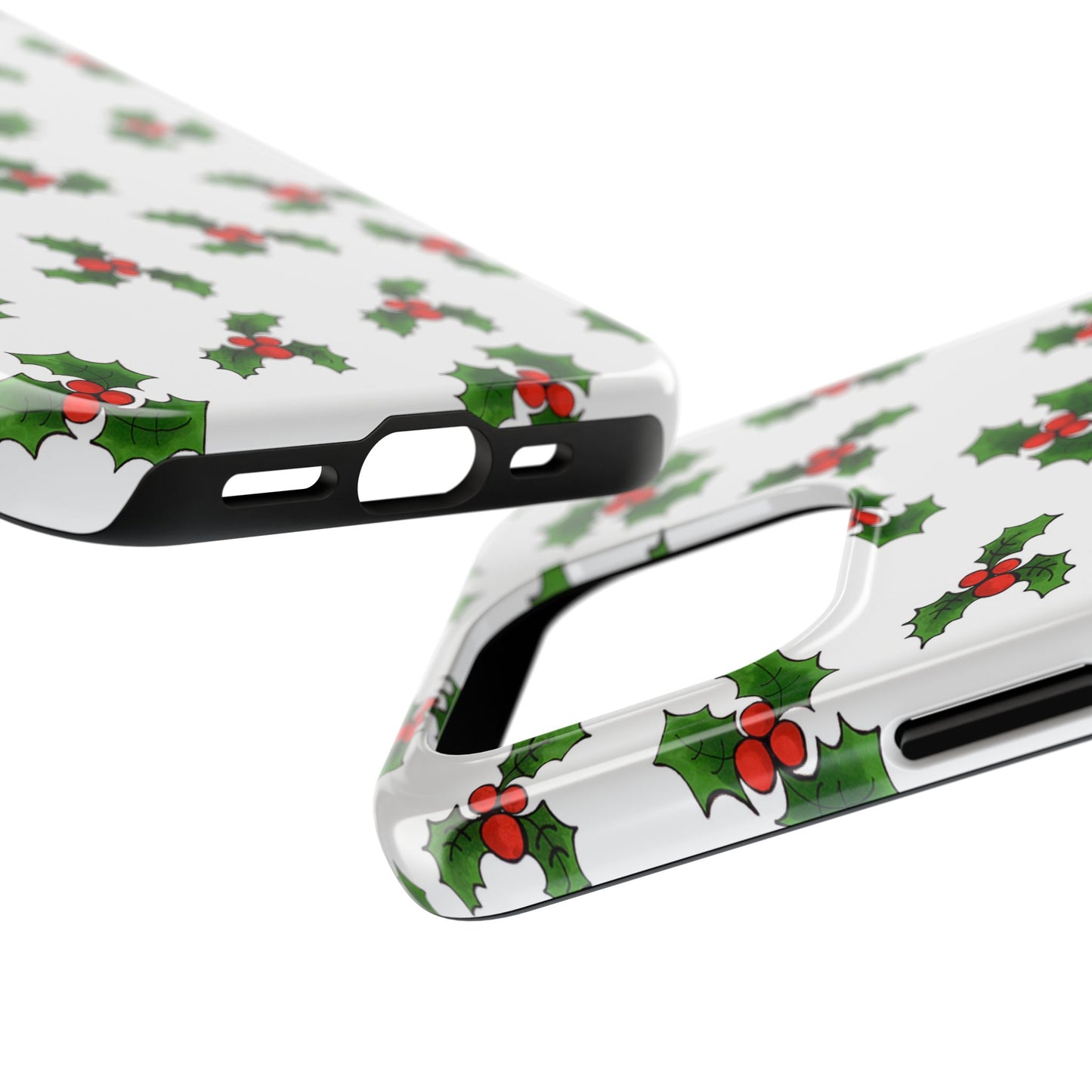 Lotsa Holly White Phone Case