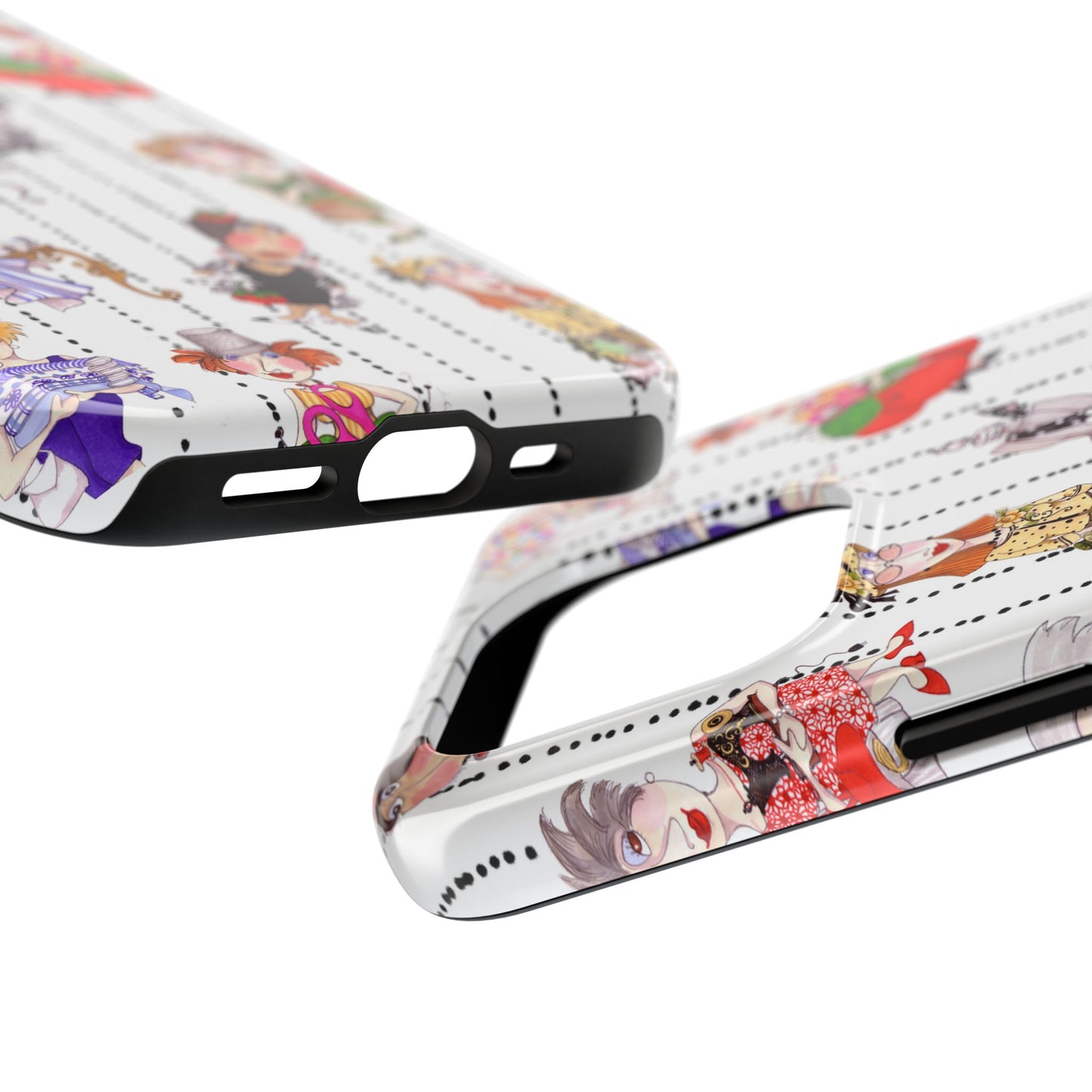 Sewphisticates White / Black Stripe Phone Case