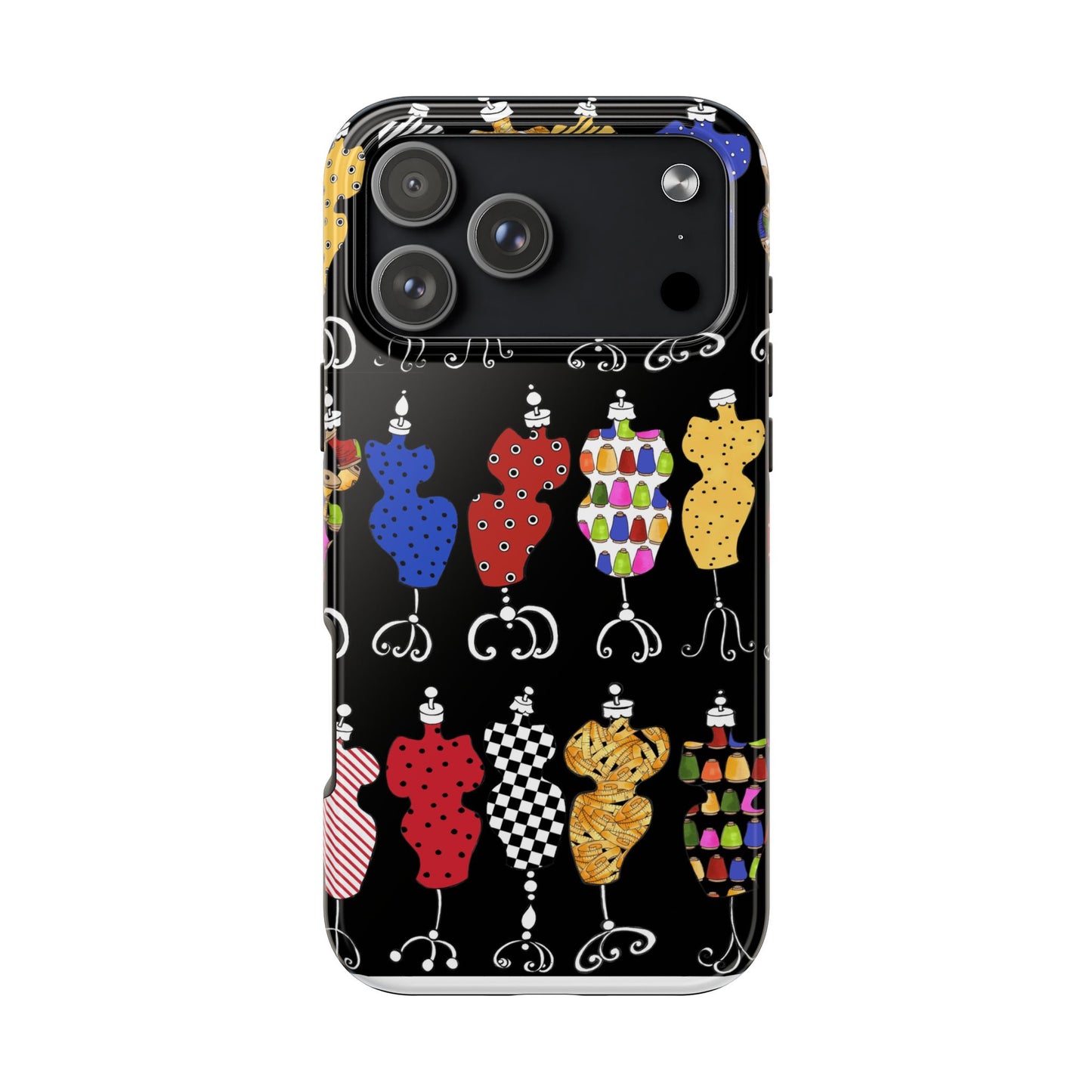 Go Figure Black / Multi Phone Case
