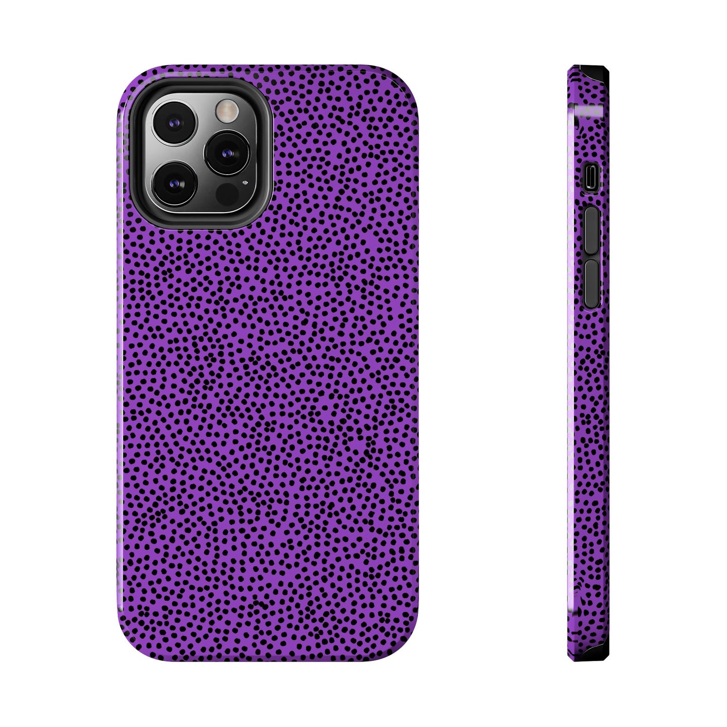 Gypsy Dots Purple / Black Phone Case