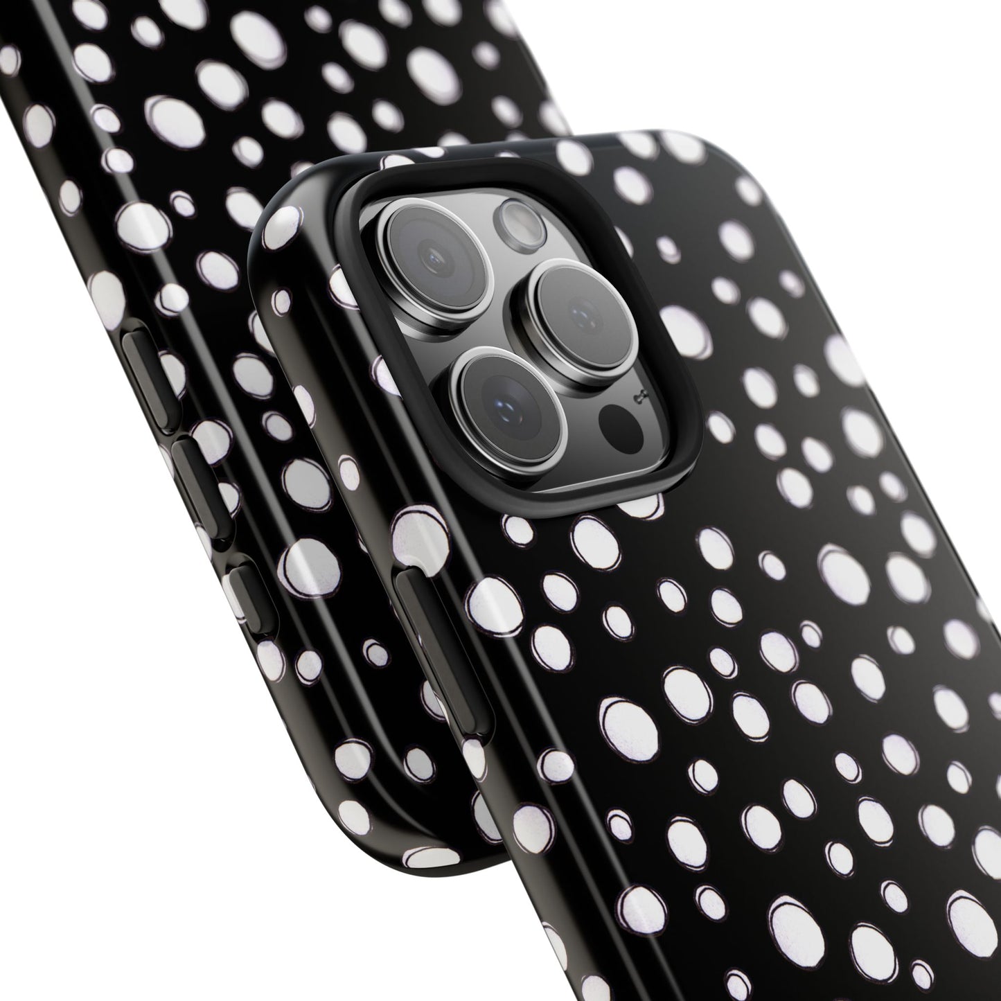 Pot Dots Black Phone Case