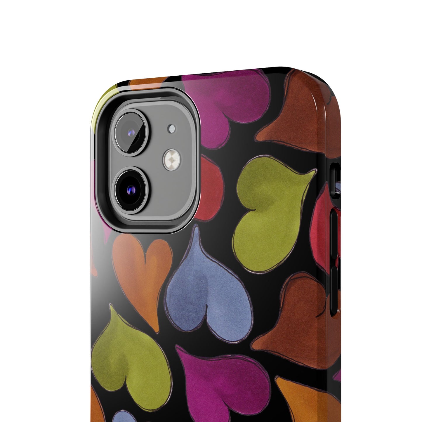 Big Hearted Black Phone Case