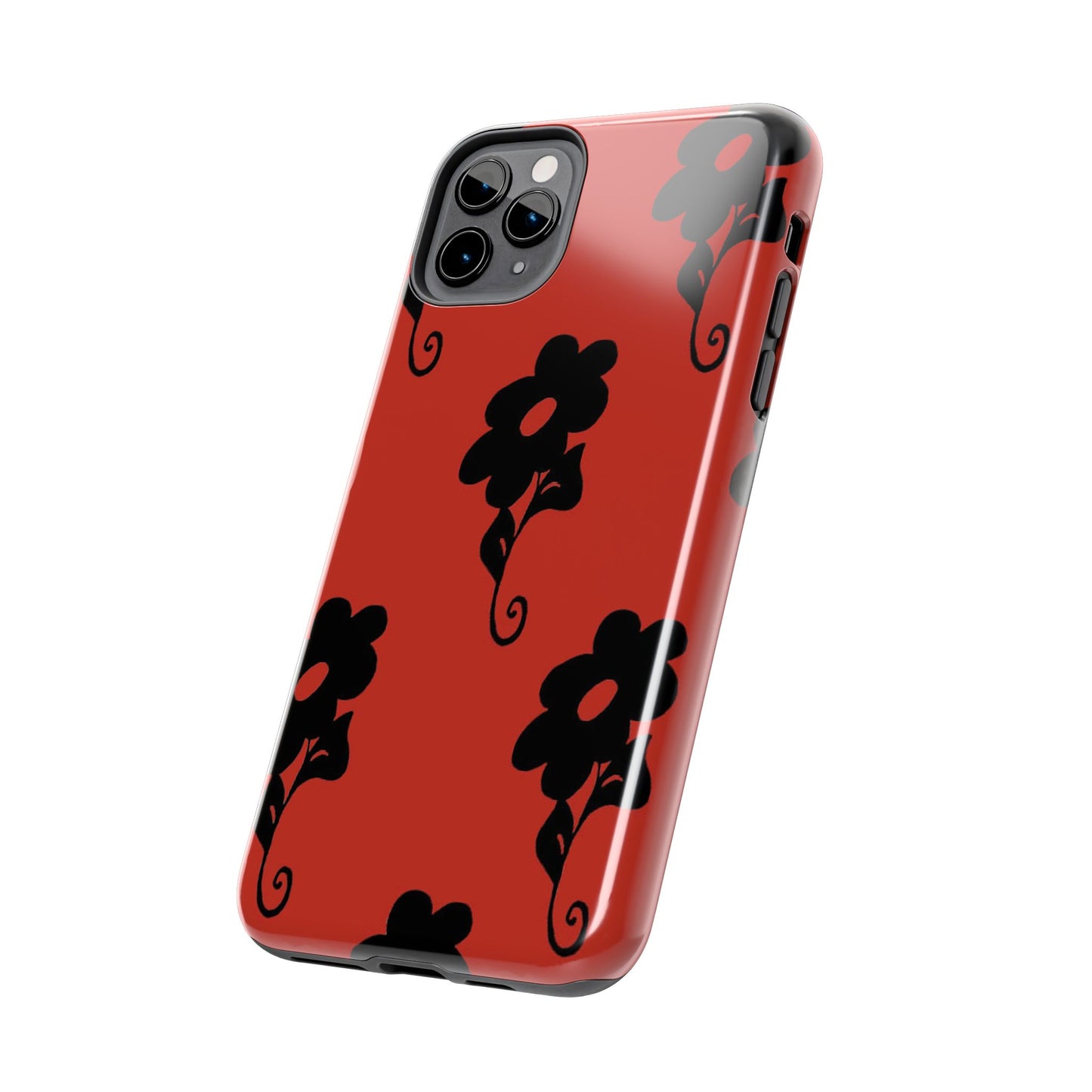 Daring Daisy Red Phone Case