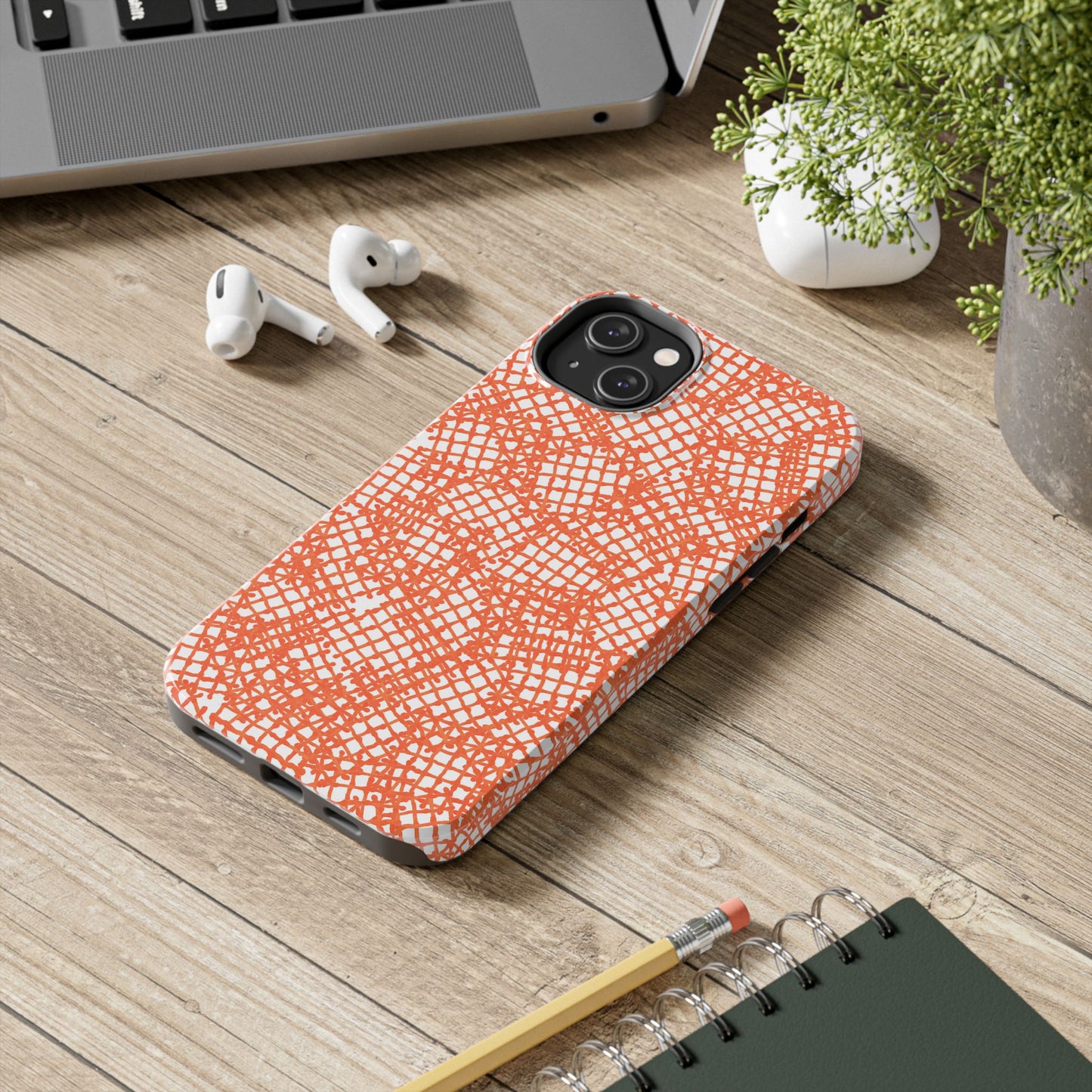Random Waffle Orange Phone Case