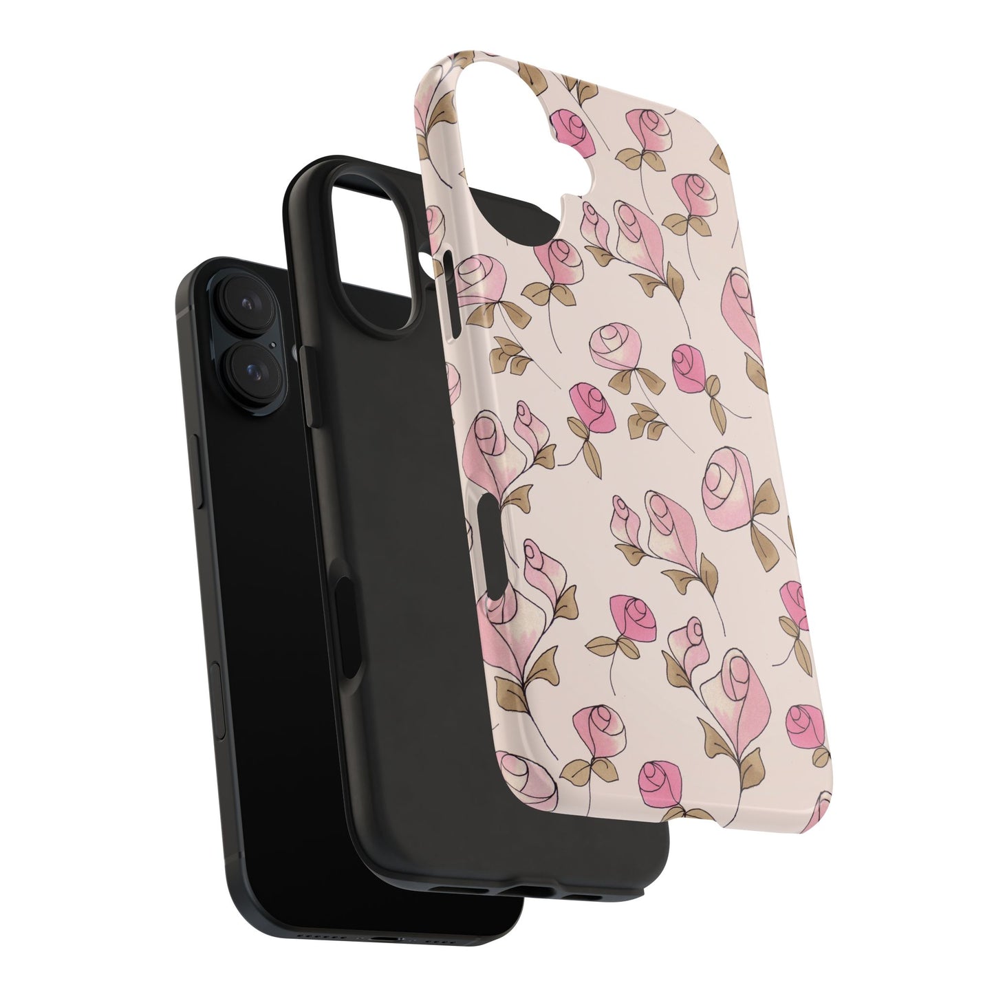 Simply Roses Vanilla Phone Case