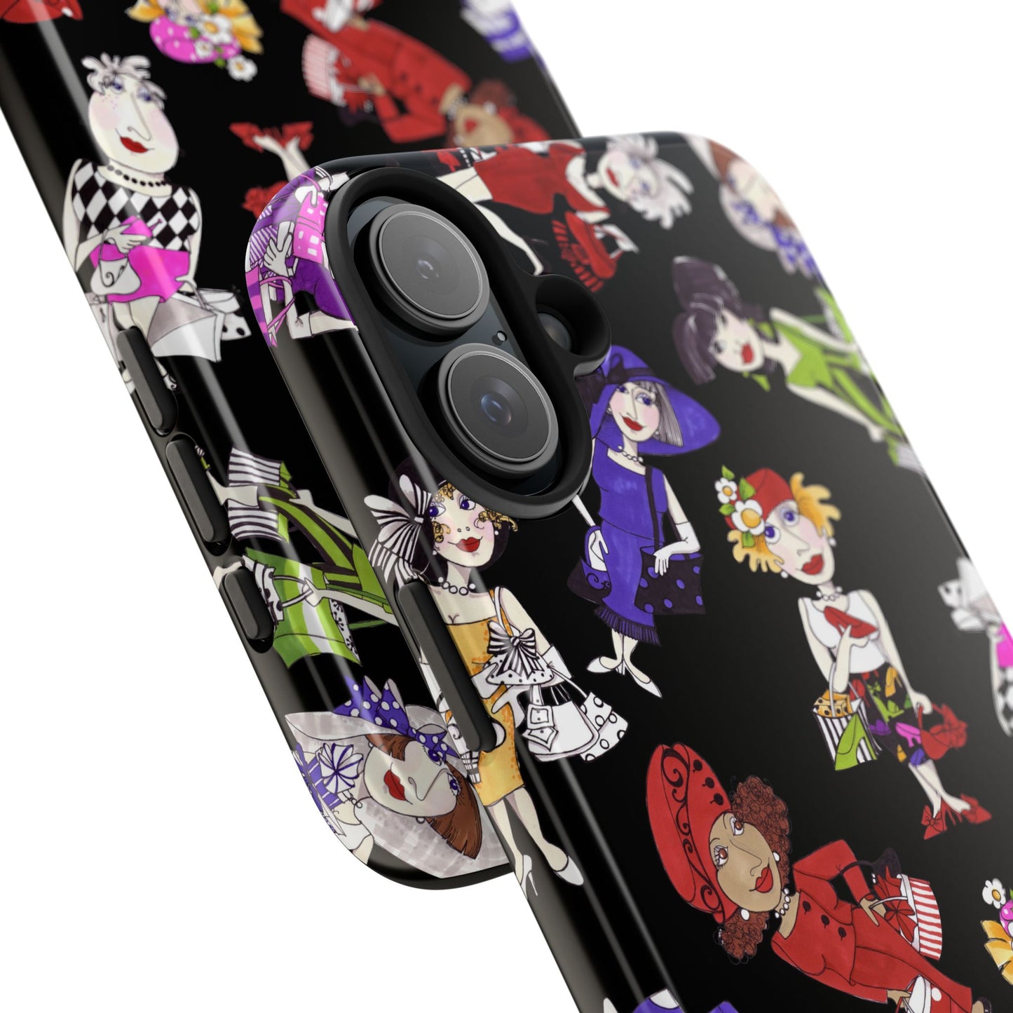 Gone Shopping Tossed Black Phone Case