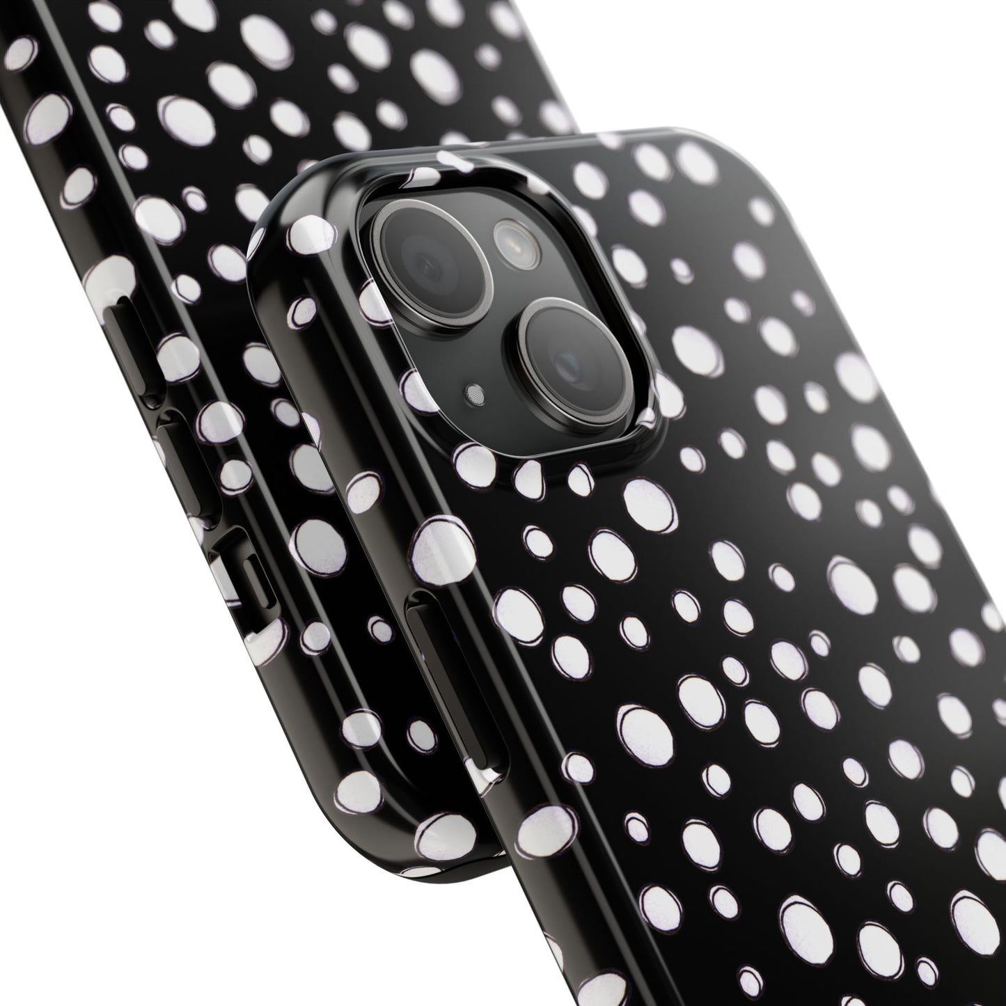 Pot Dots Black Phone Case