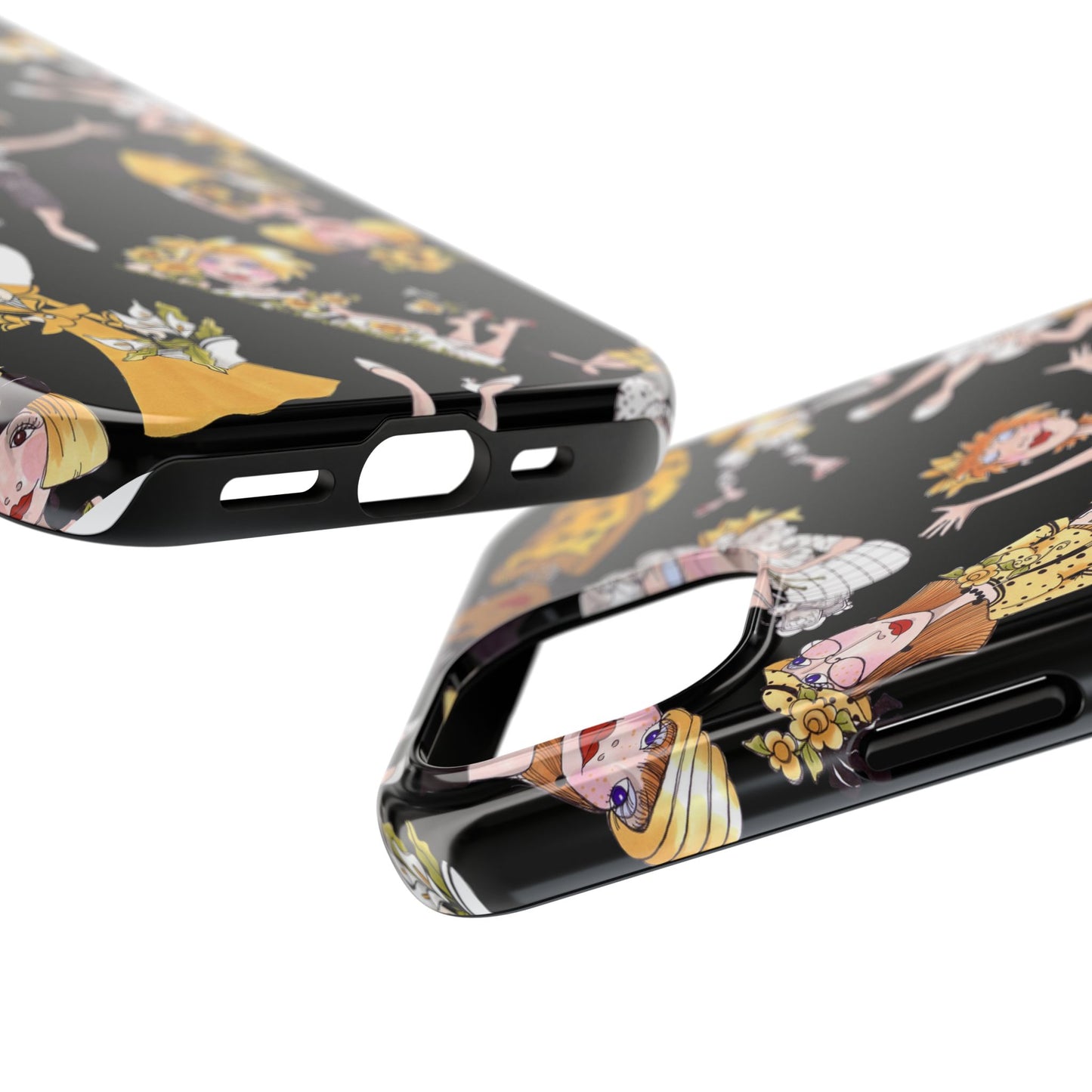 Bee Tossed Black Phone Case
