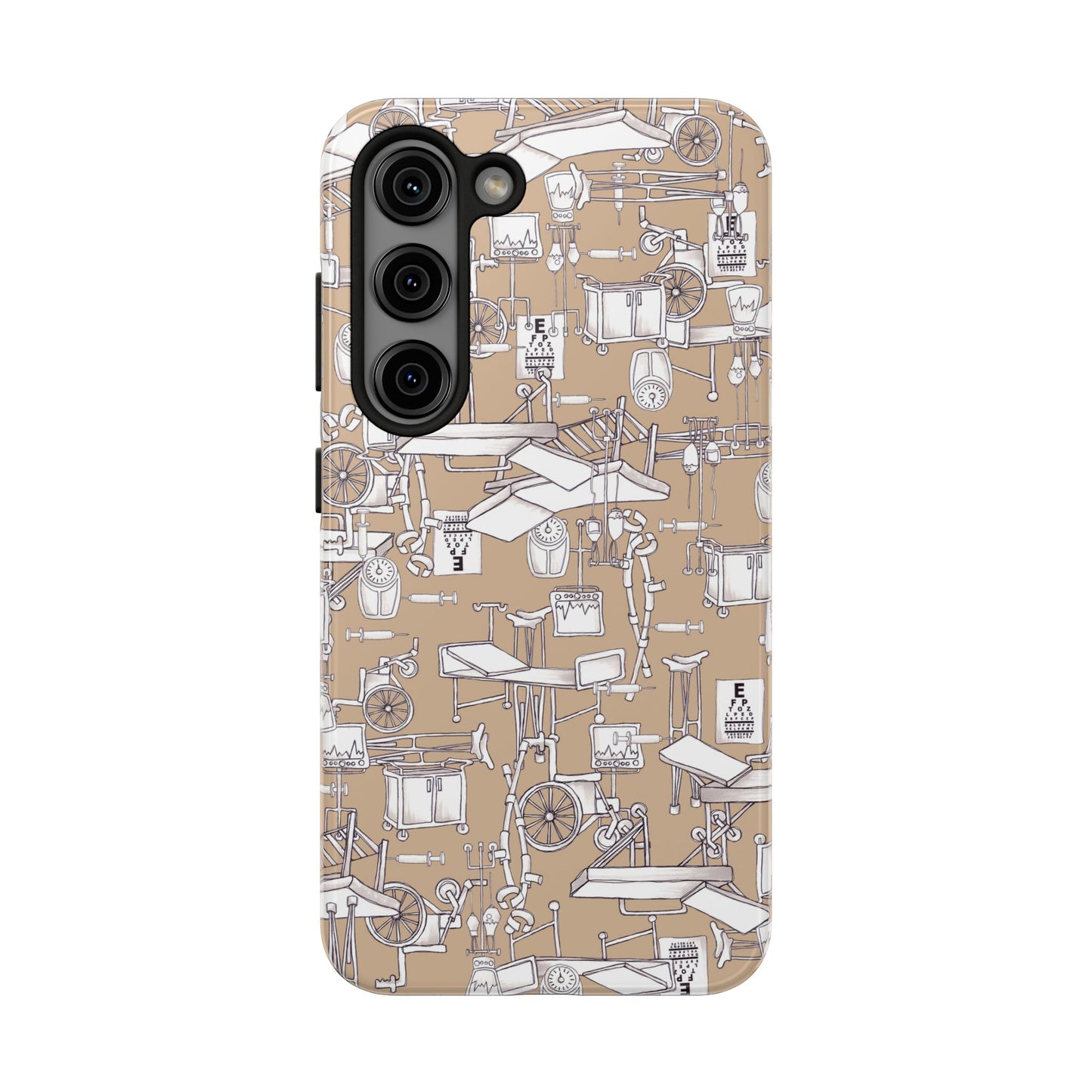 Essentials Khaki / White Phone Case