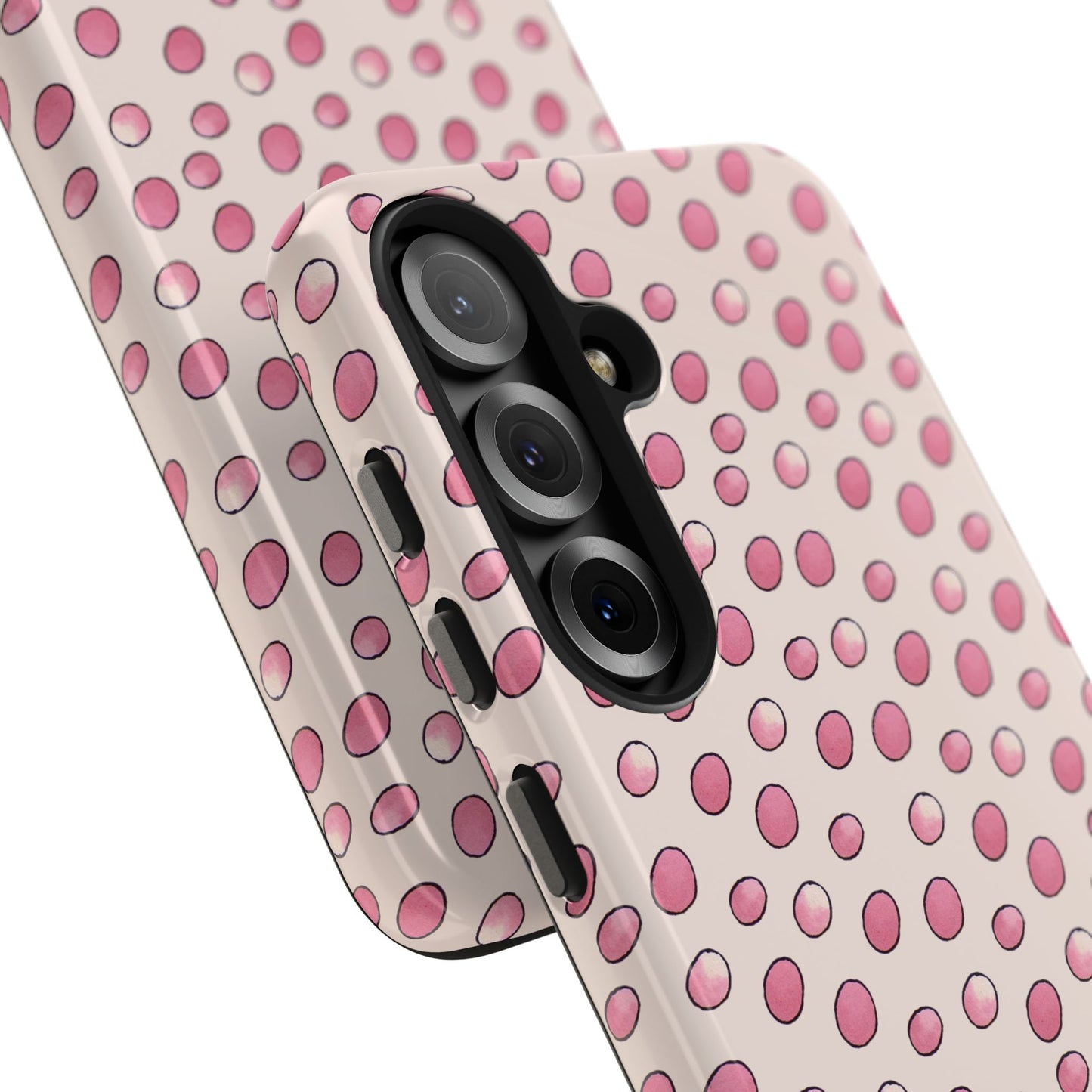 Egg Dots Vanilla / Pink Phone Case