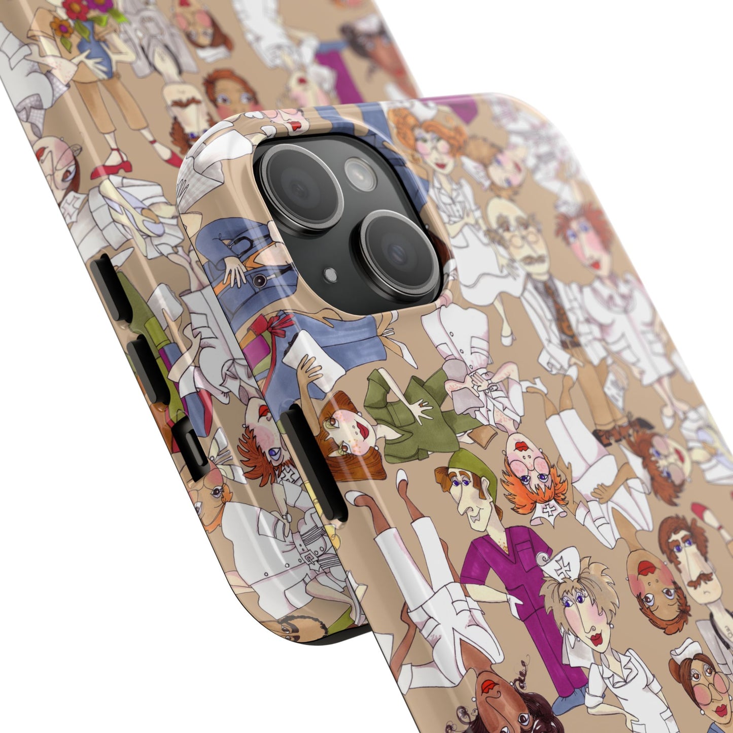Diverse Nurse Khaki Phone Case