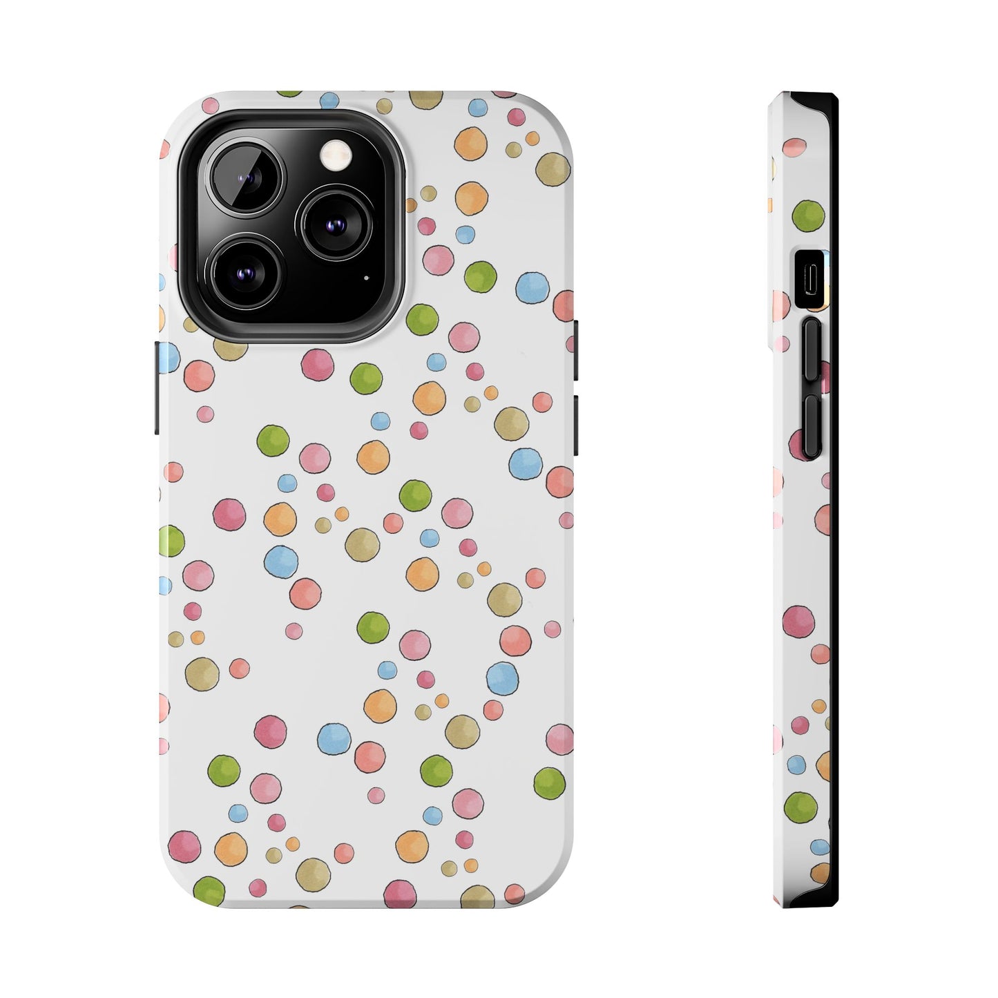 Clown Dots White Phone Case
