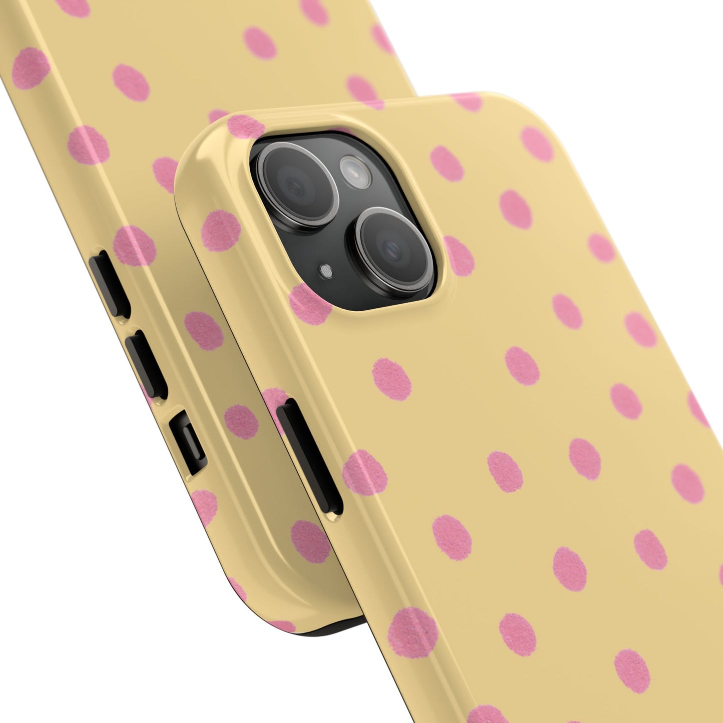 Medium Dots Sunshine / Pink Phone Case