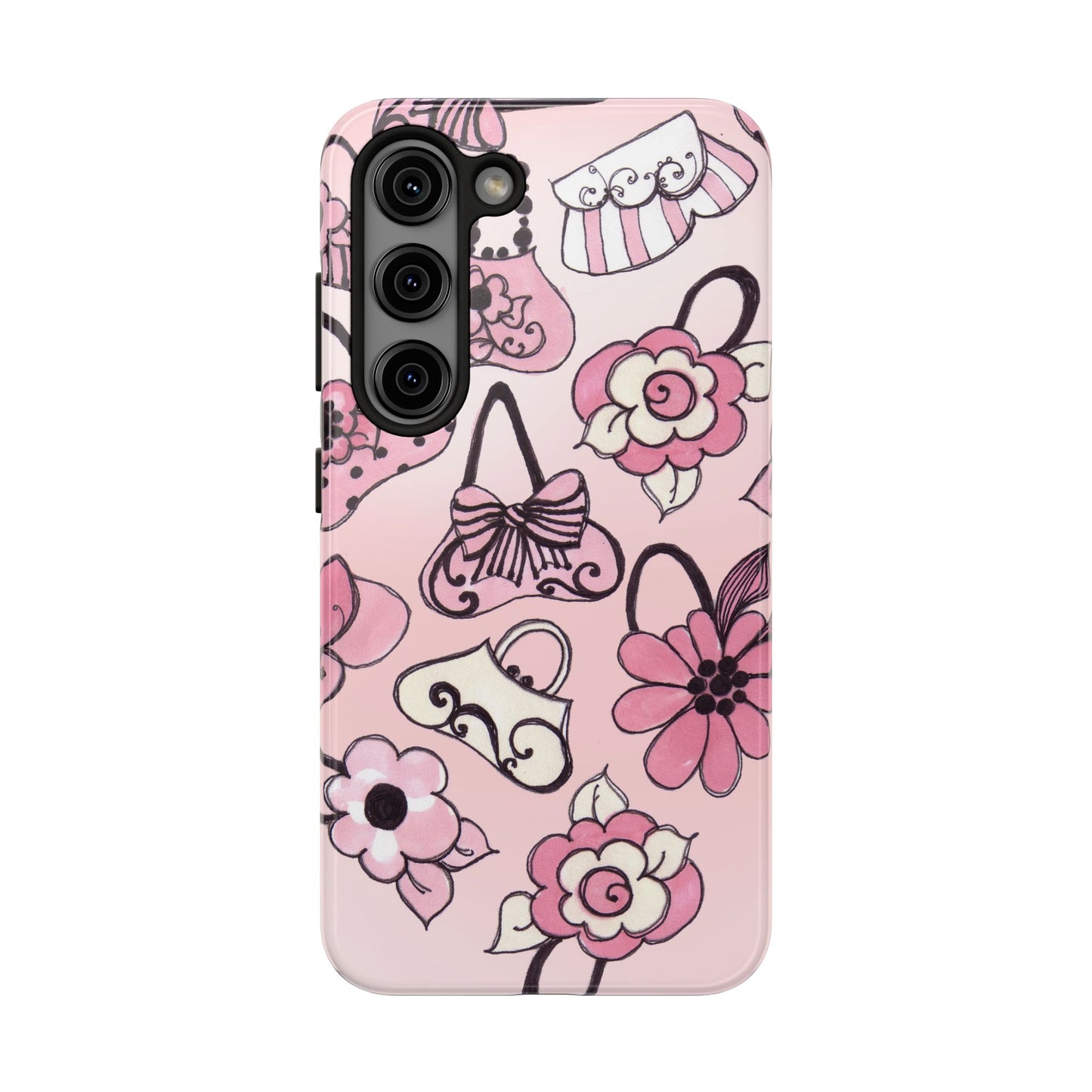 Cat Bags Pink Phone Case