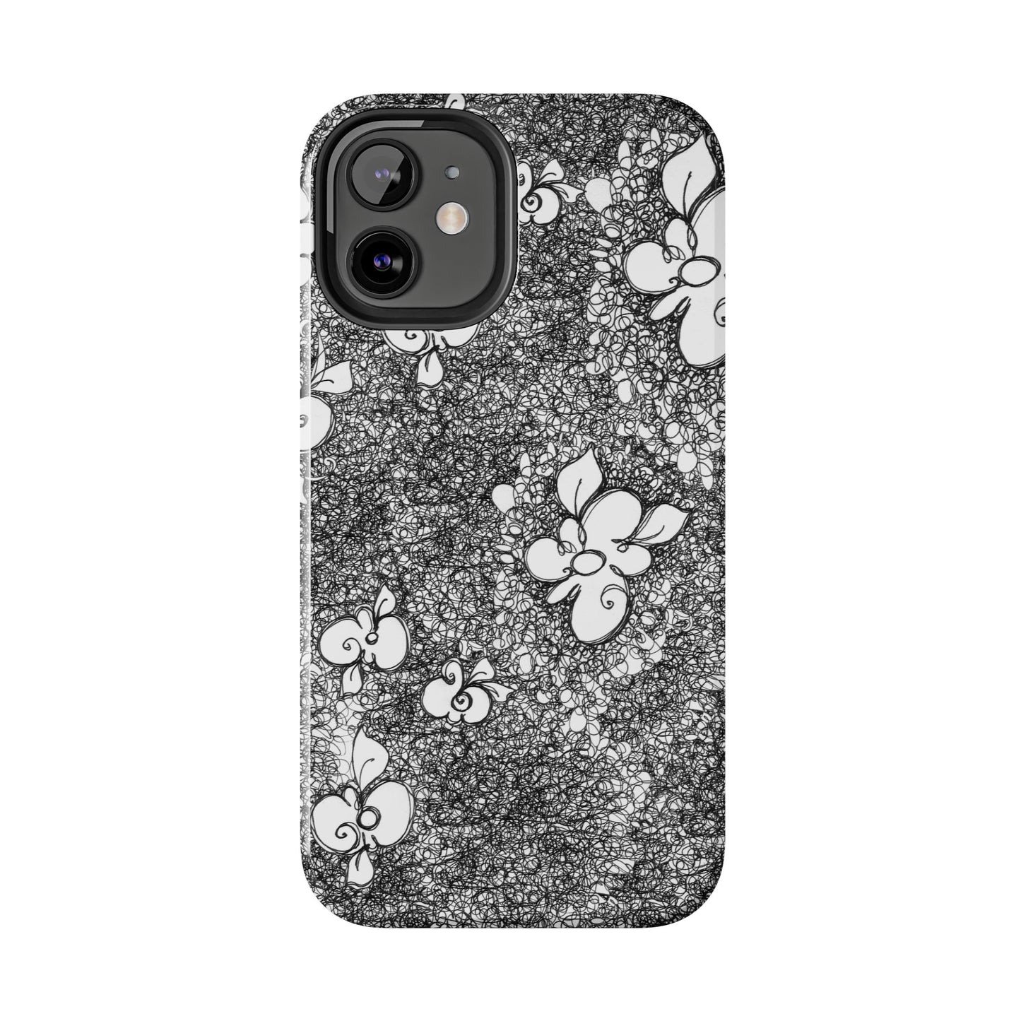 Flower Scribbles Phone Case