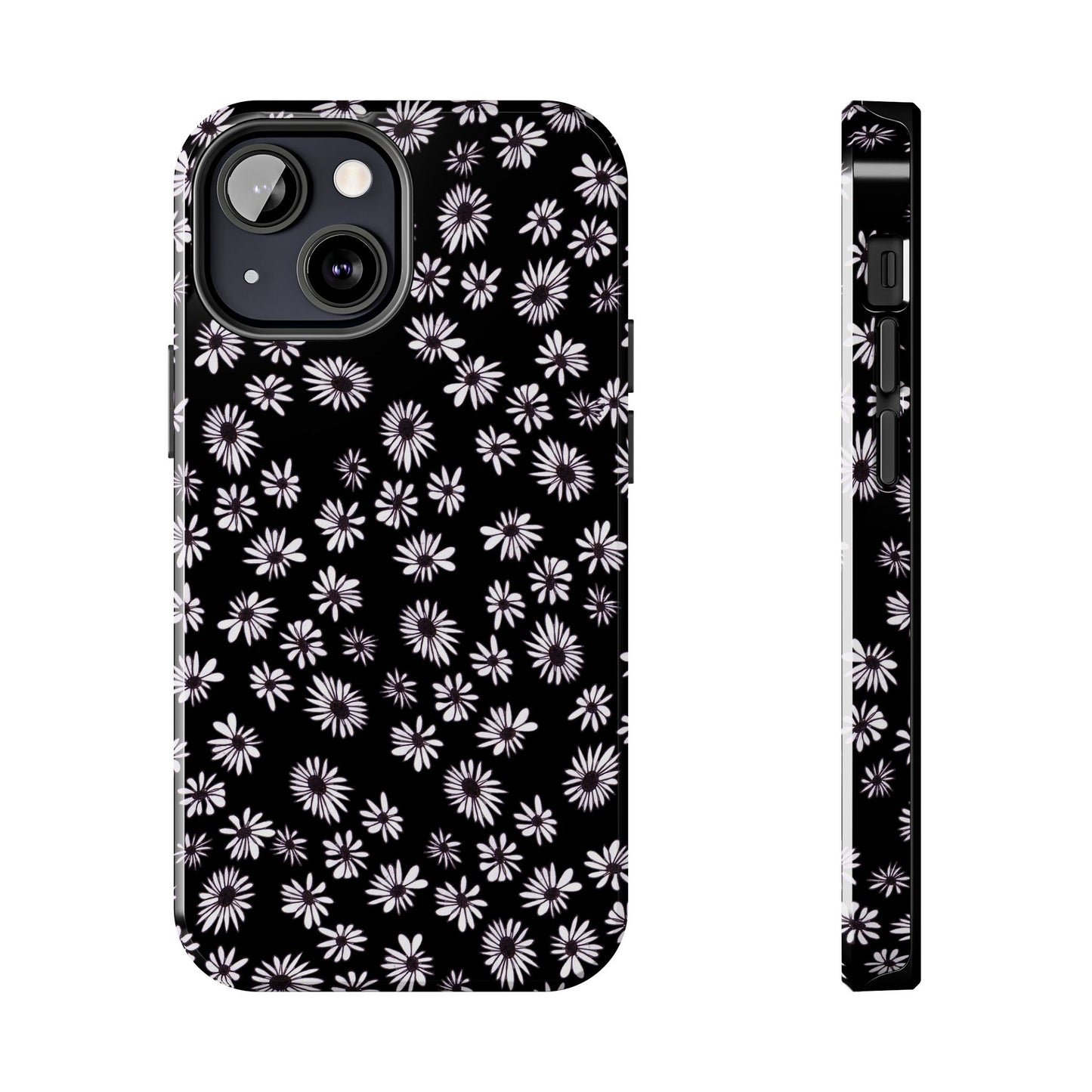 Random Daisy Black / White Phone Case