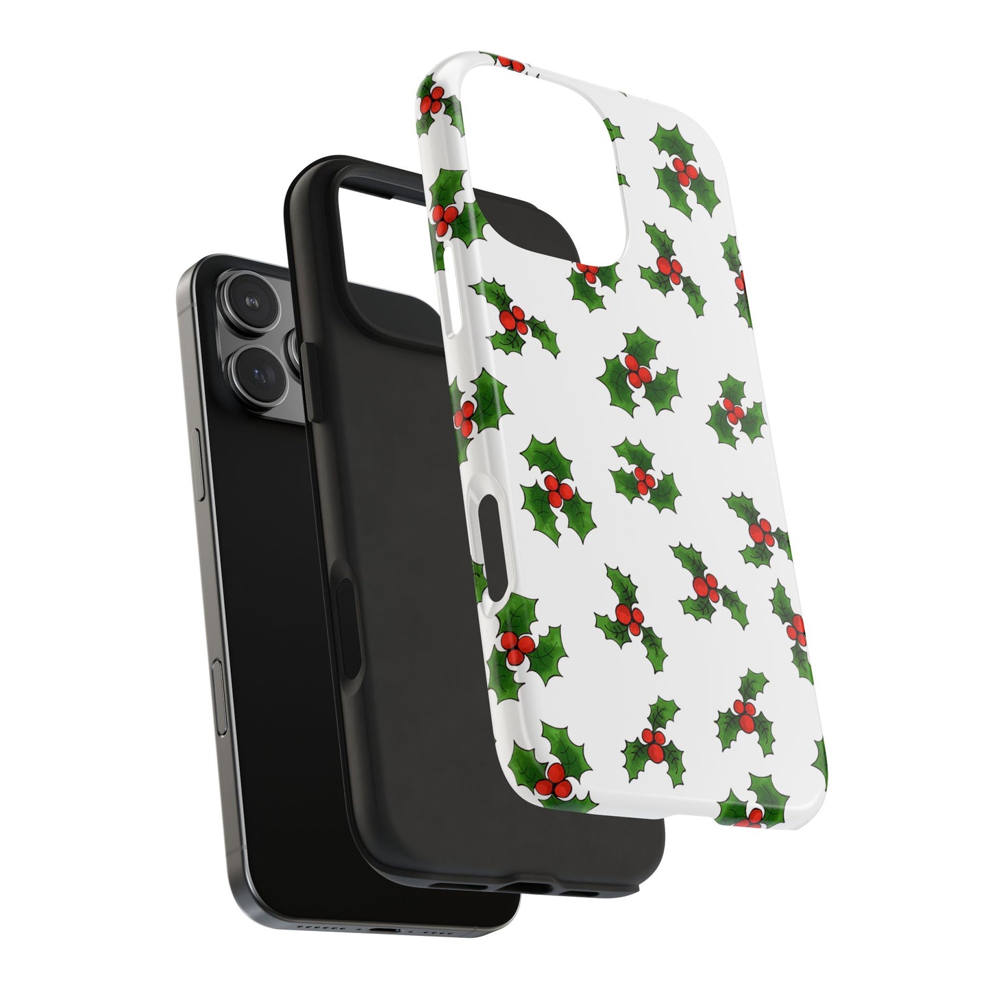 Lotsa Holly White Phone Case