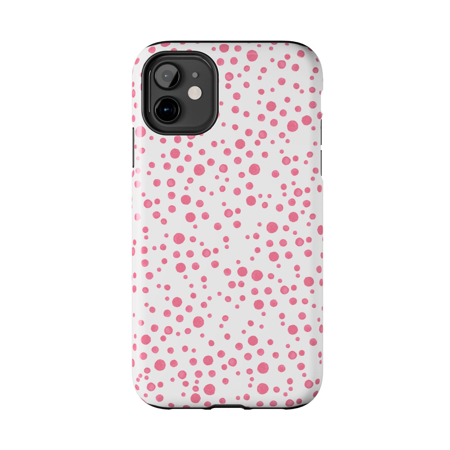 Balloon Dots White / Pink Phone Case