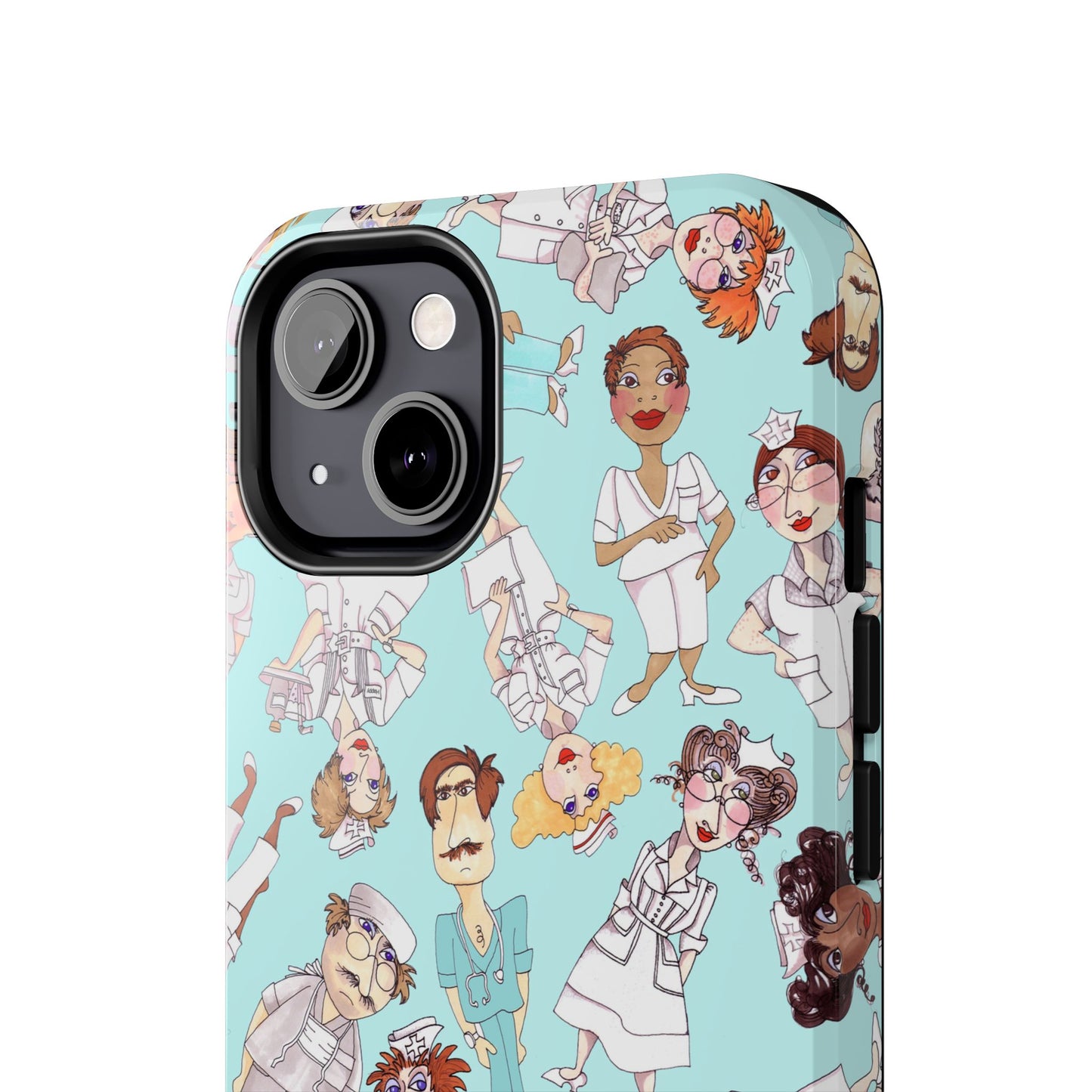 Happy Staff Aqua Phone Case