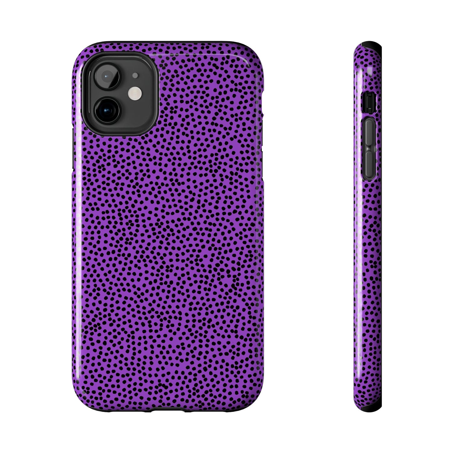 Gypsy Dots Purple / Black Phone Case