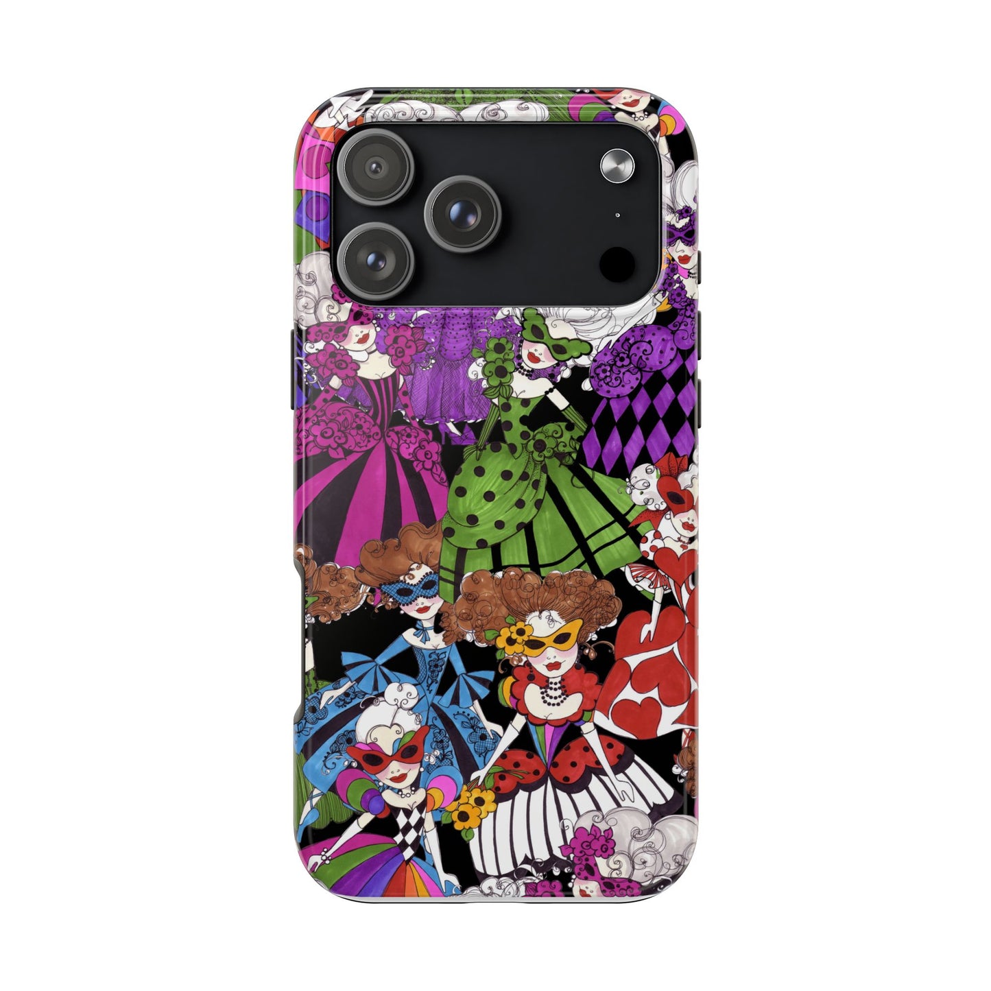 Crowded Dance Floor Black Phone Case