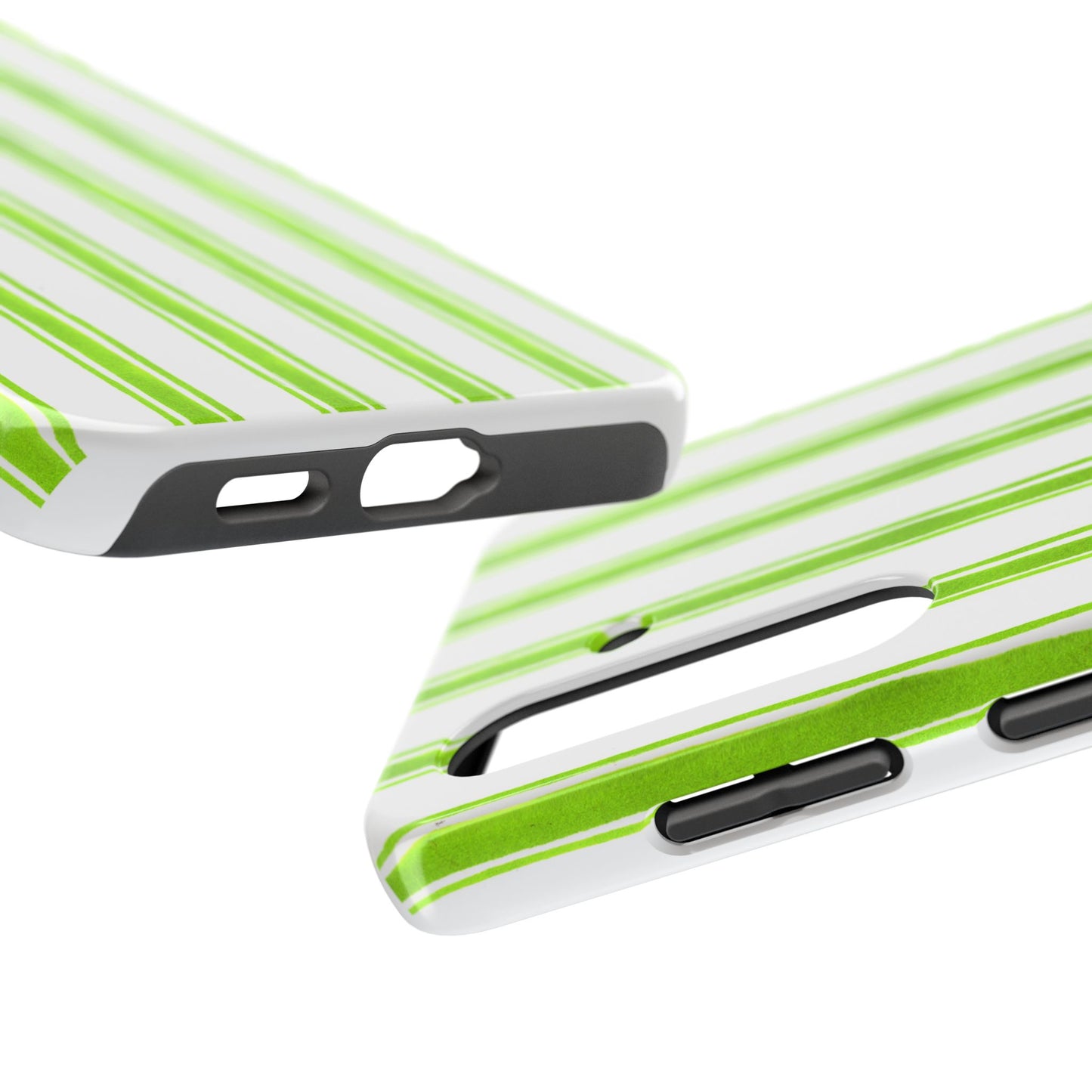 Awning Stripe Lime Phone Case