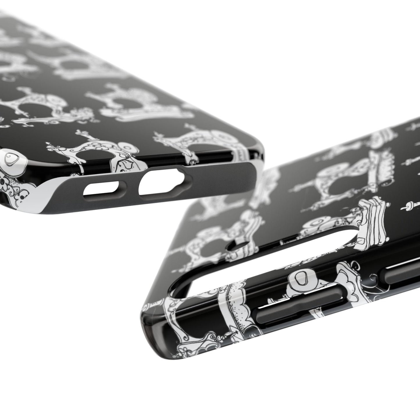 Sew Sew Black / White Phone Case