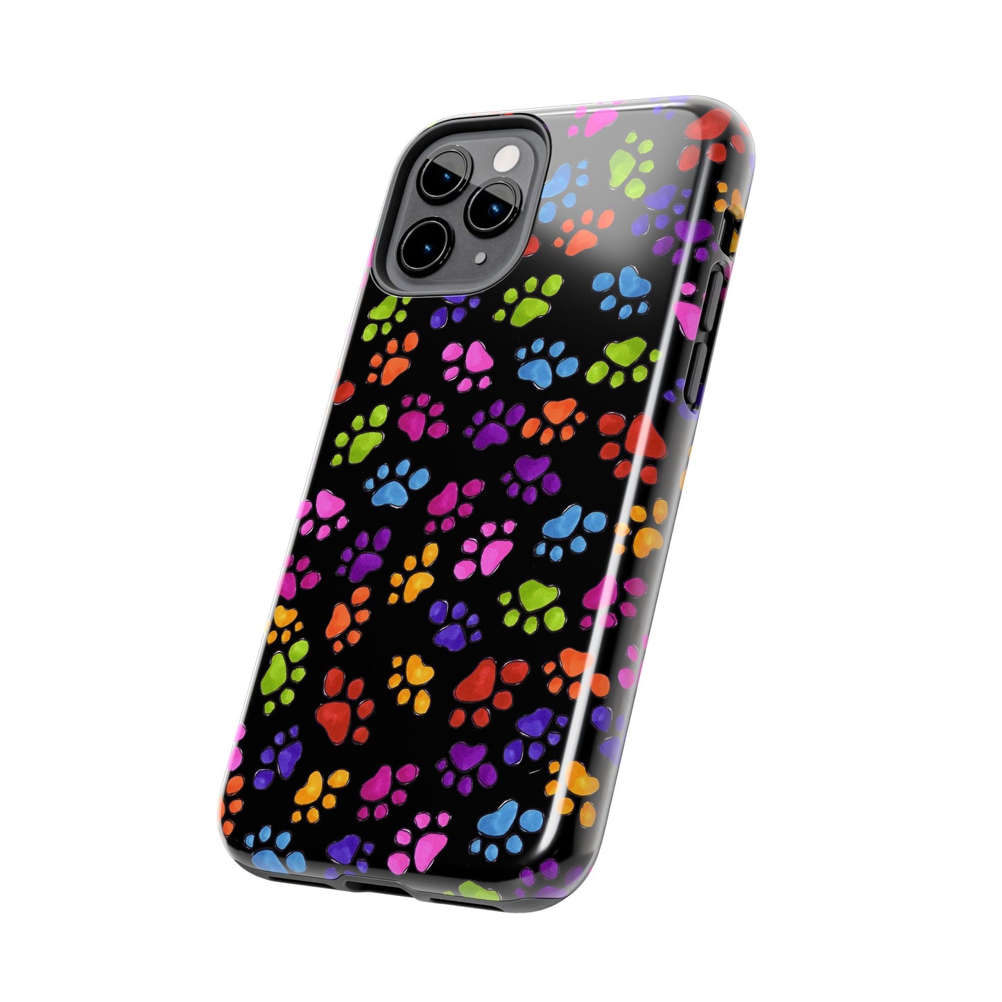 Fancy Paws Black Phone Case