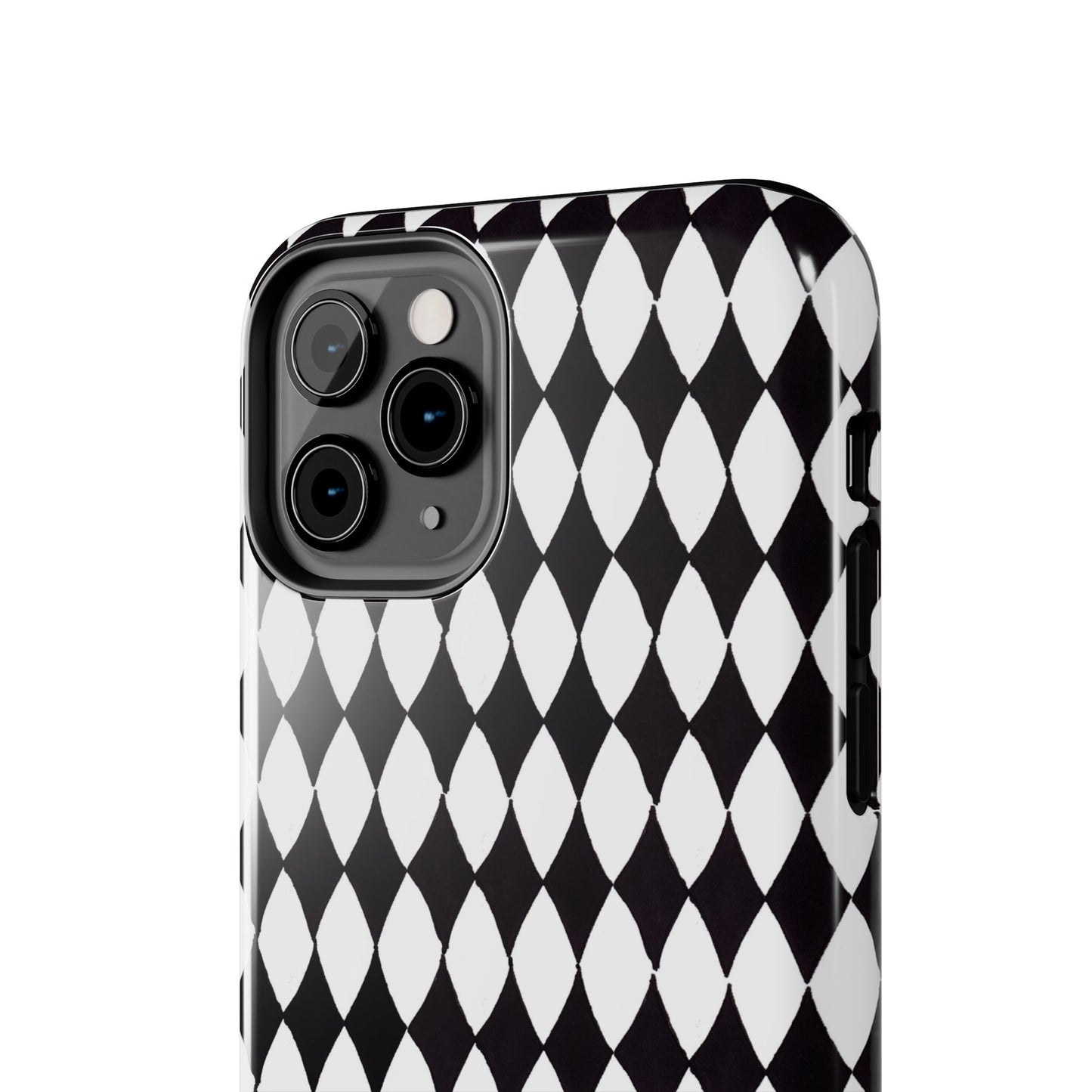 Diamond White / Black Phone Case