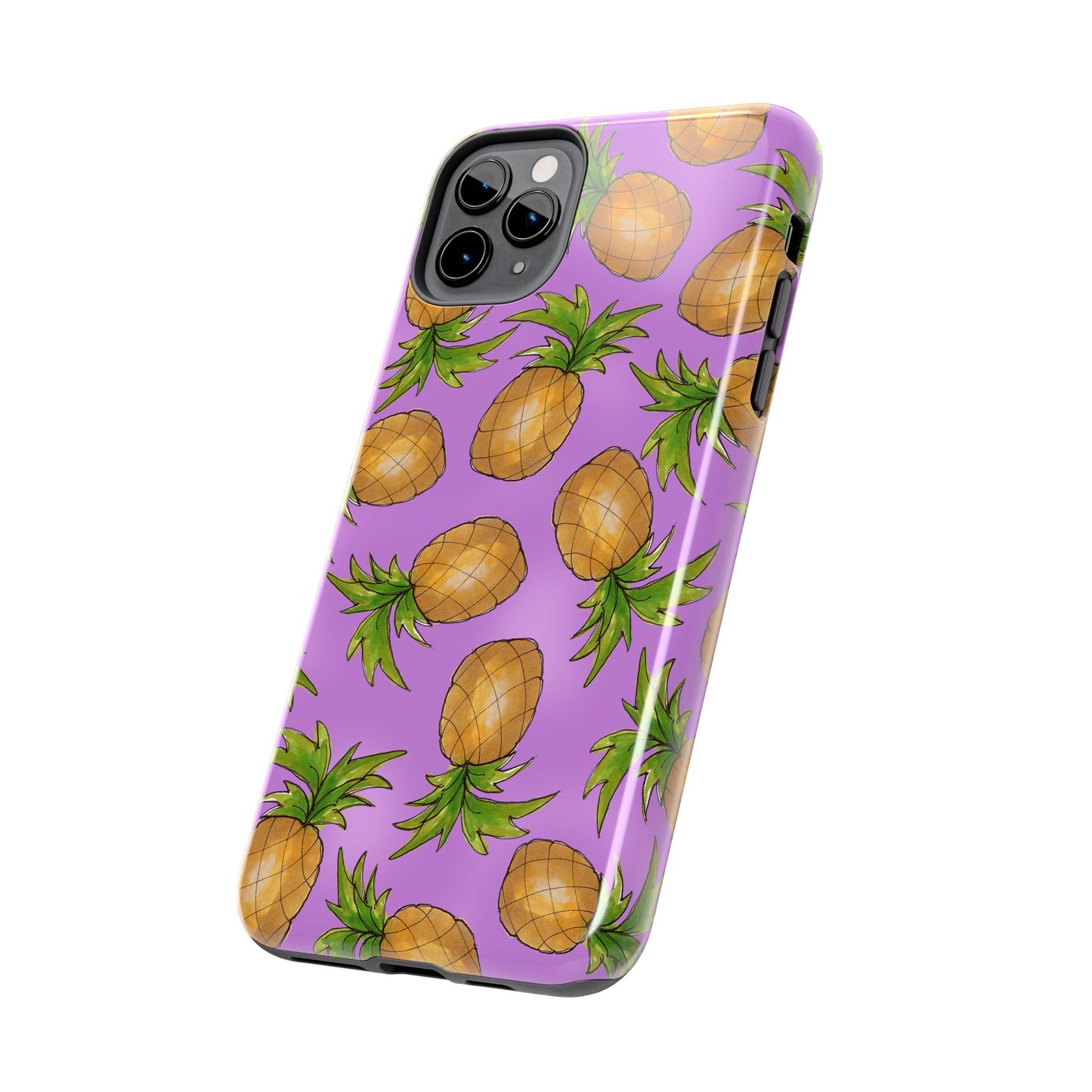 Pineapple Toss Lilac Phone Case