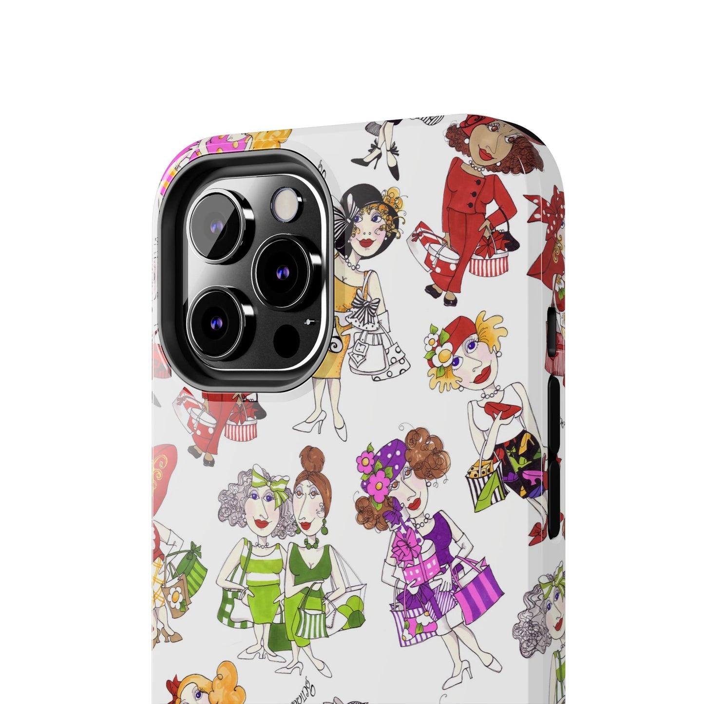 Gone Shopping Tossed White Phone Case