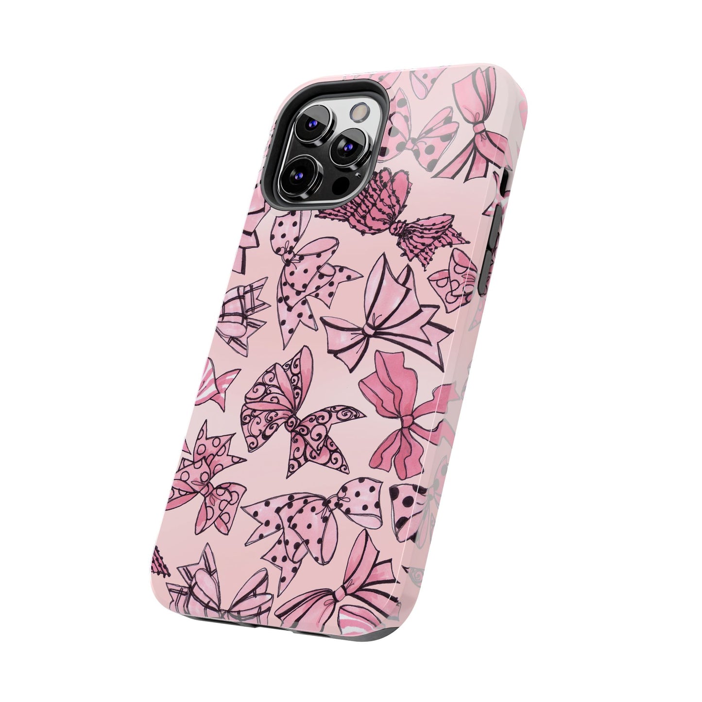 Blushing Bows Pink Sky Phone Case